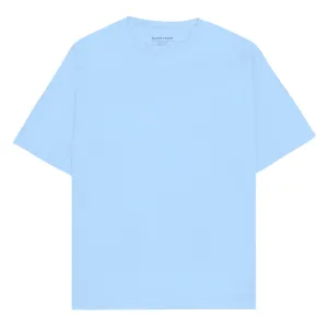 Baby Blue Plain Oversized T-shirt