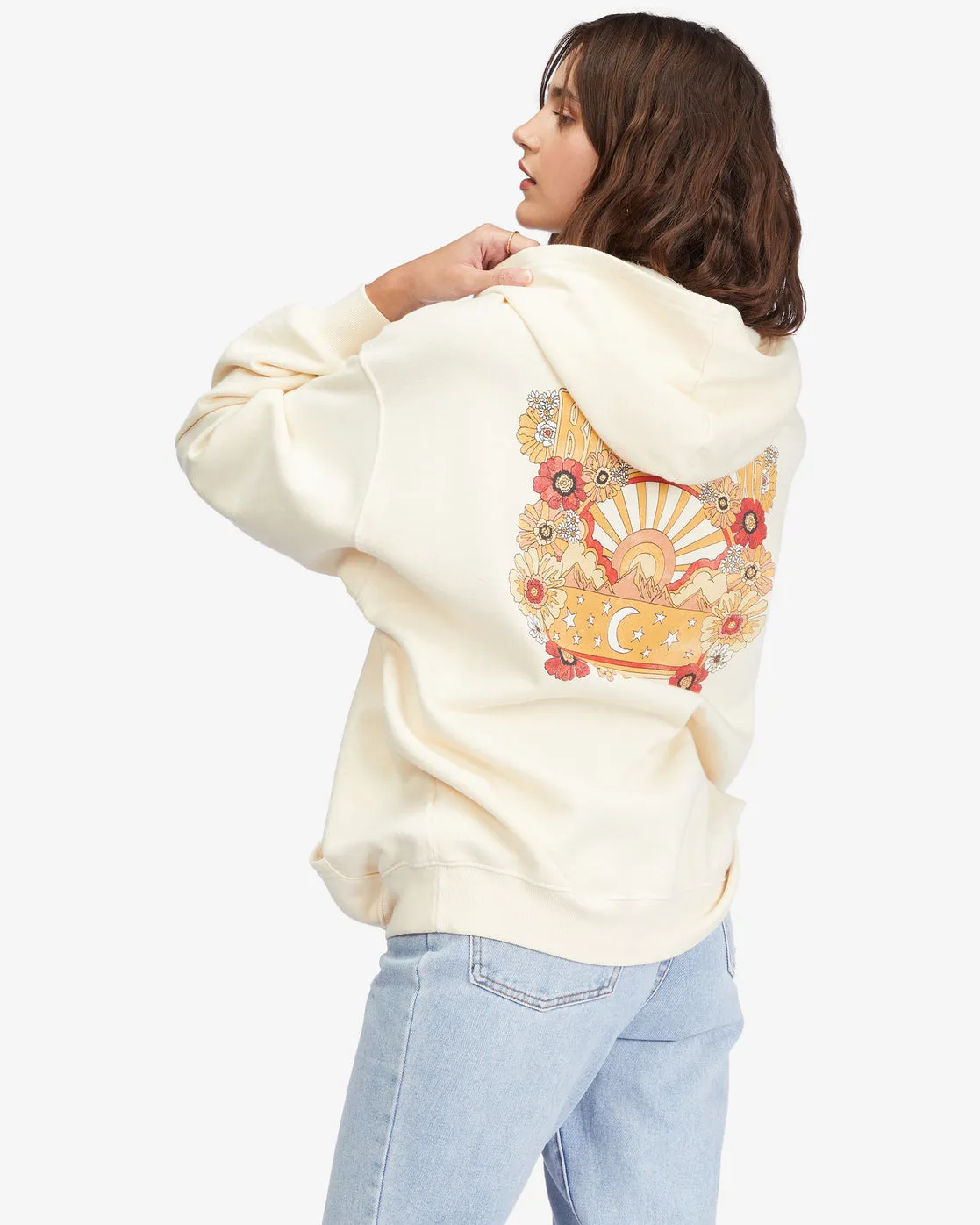 Billabong Ride Out Sweatshirt-Antique White