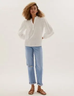 Boyfriend Ankle Grazer Jeans
