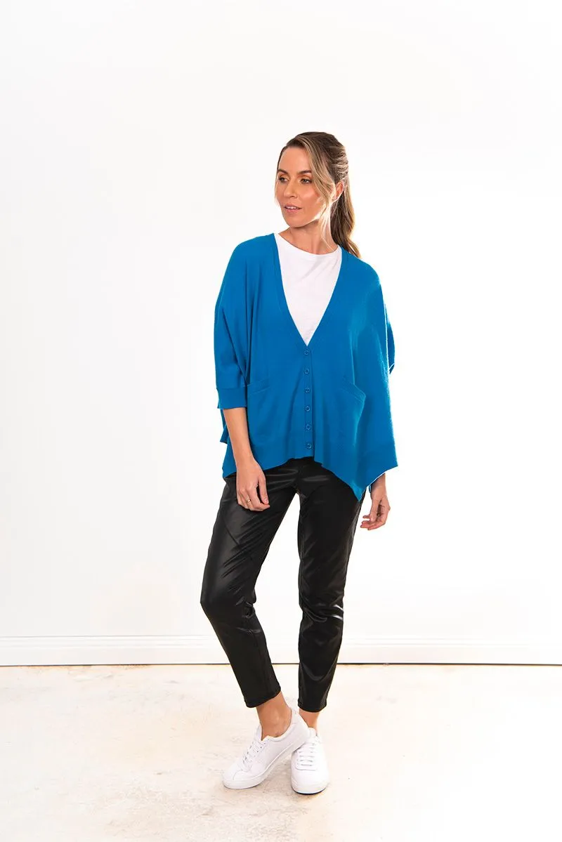 Bridge & Lord - Trina Oversized Cardi Electric Blue