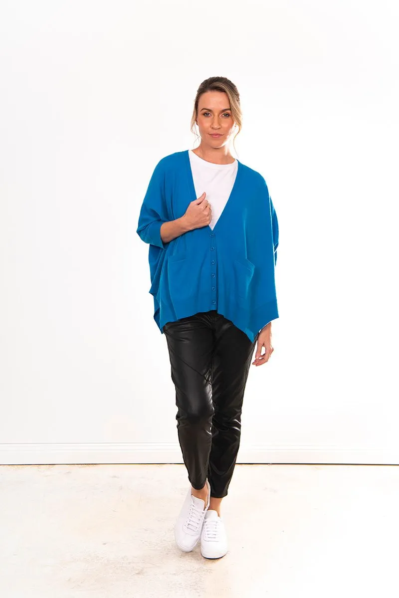 Bridge & Lord - Trina Oversized Cardi Electric Blue