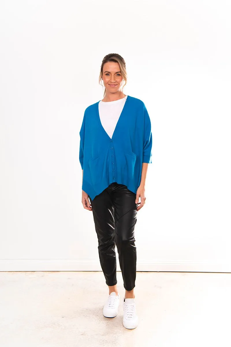 Bridge & Lord - Trina Oversized Cardi Electric Blue