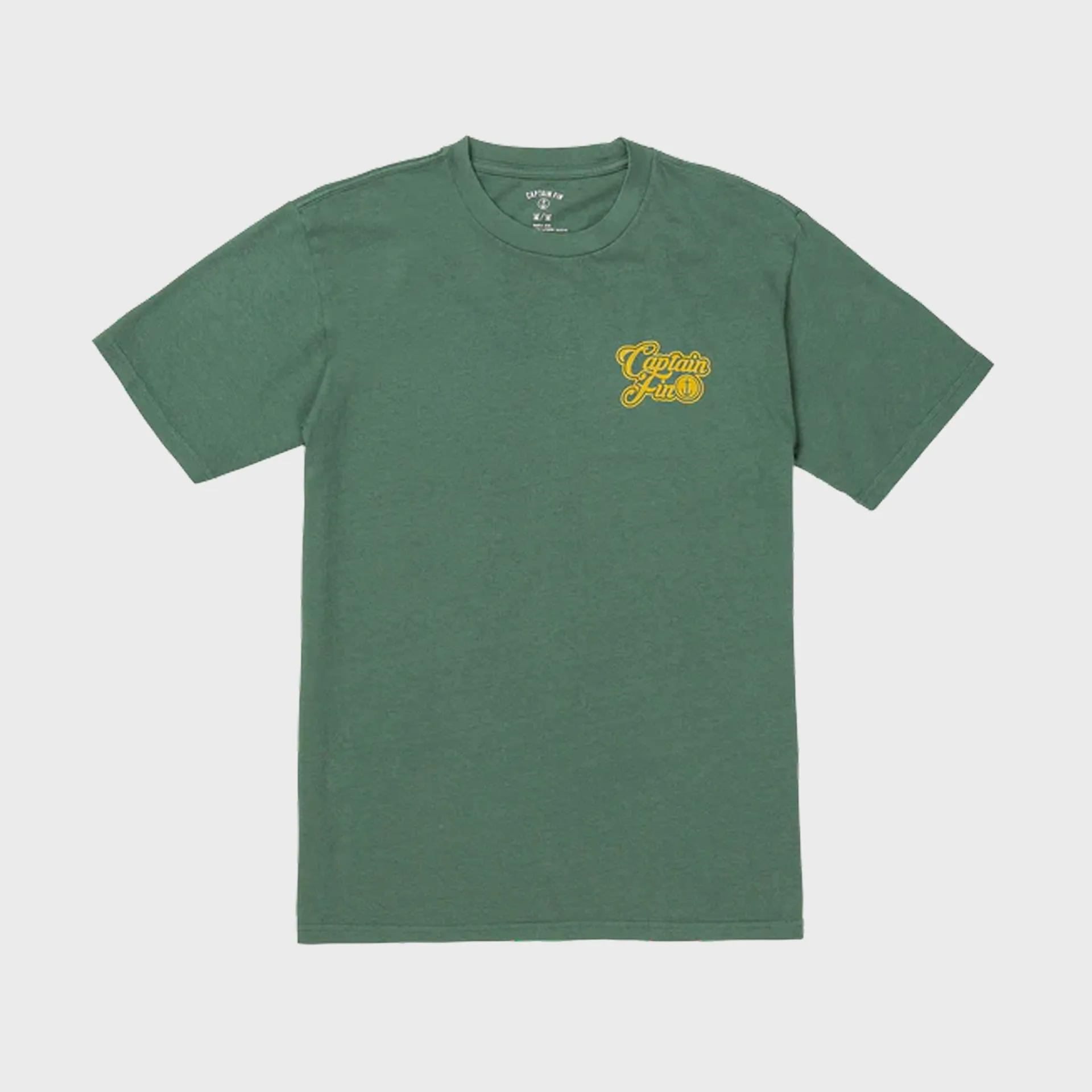Captain Fin Men's Oh Yeah Logo T-Shirt - Cilantro Green