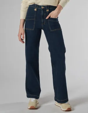 Carrie Astro Wide Leg Jeans