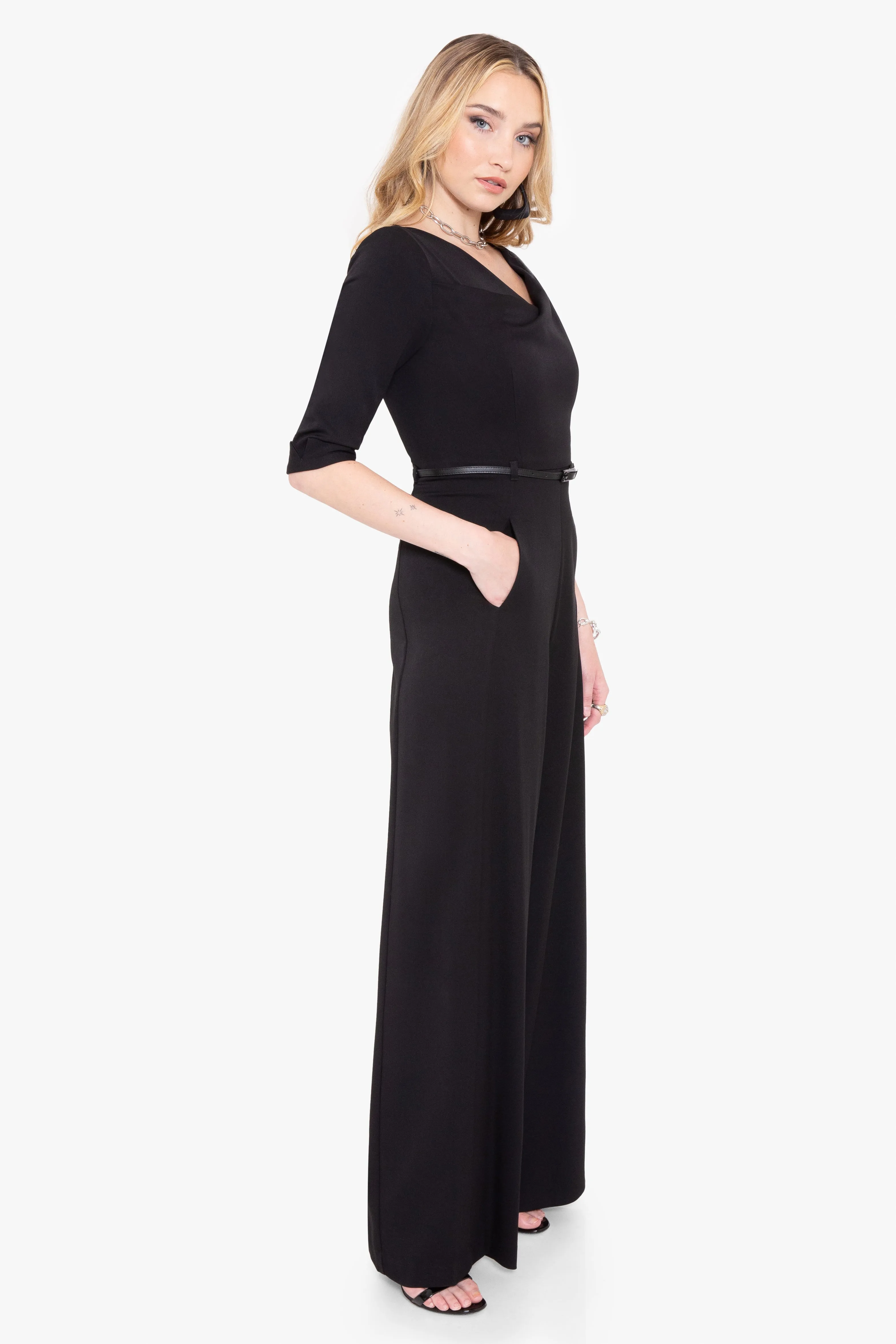 Classic 3/4 Sleeve Jackie O Jumpsuit