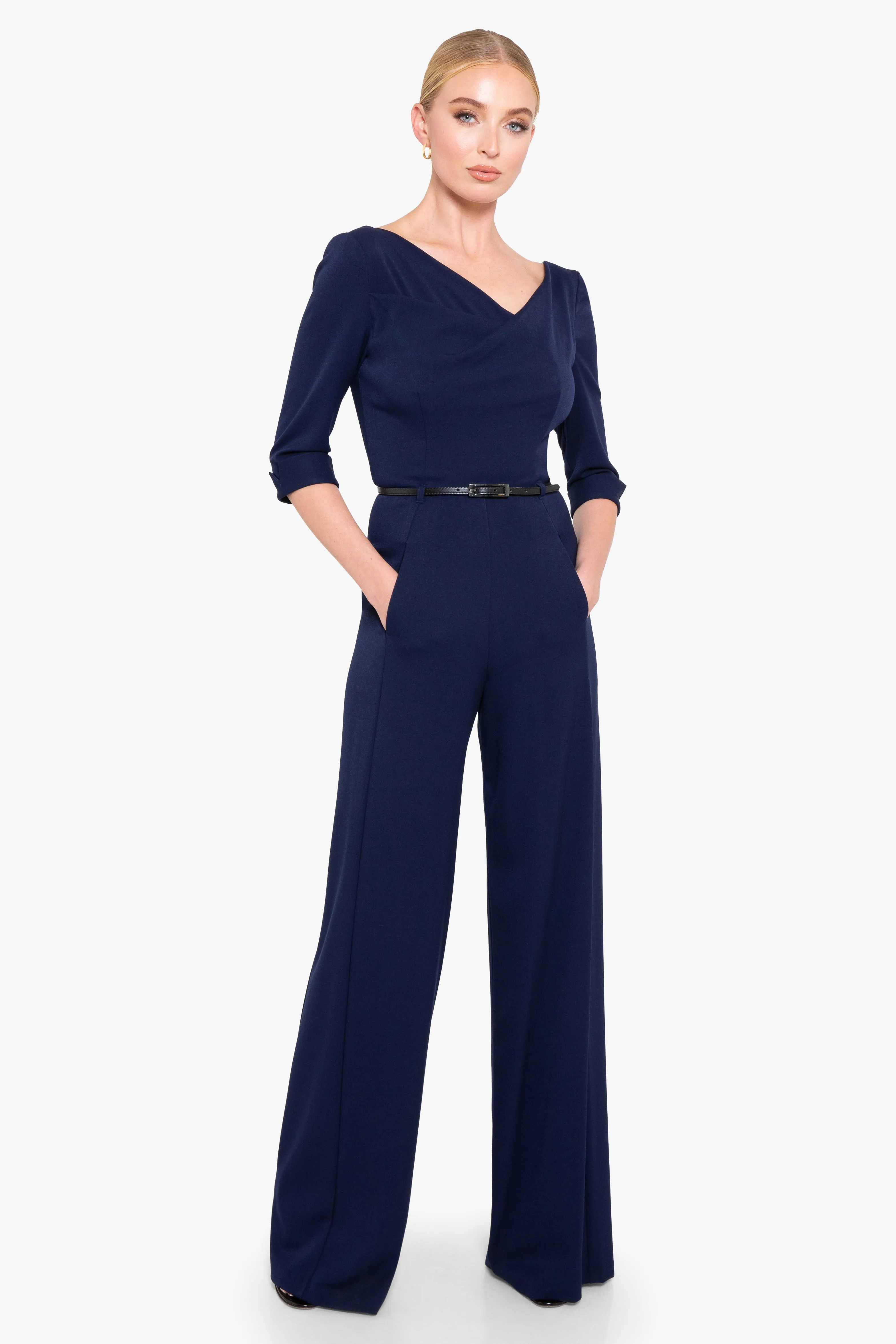 Classic 3/4 Sleeve Jackie O Jumpsuit