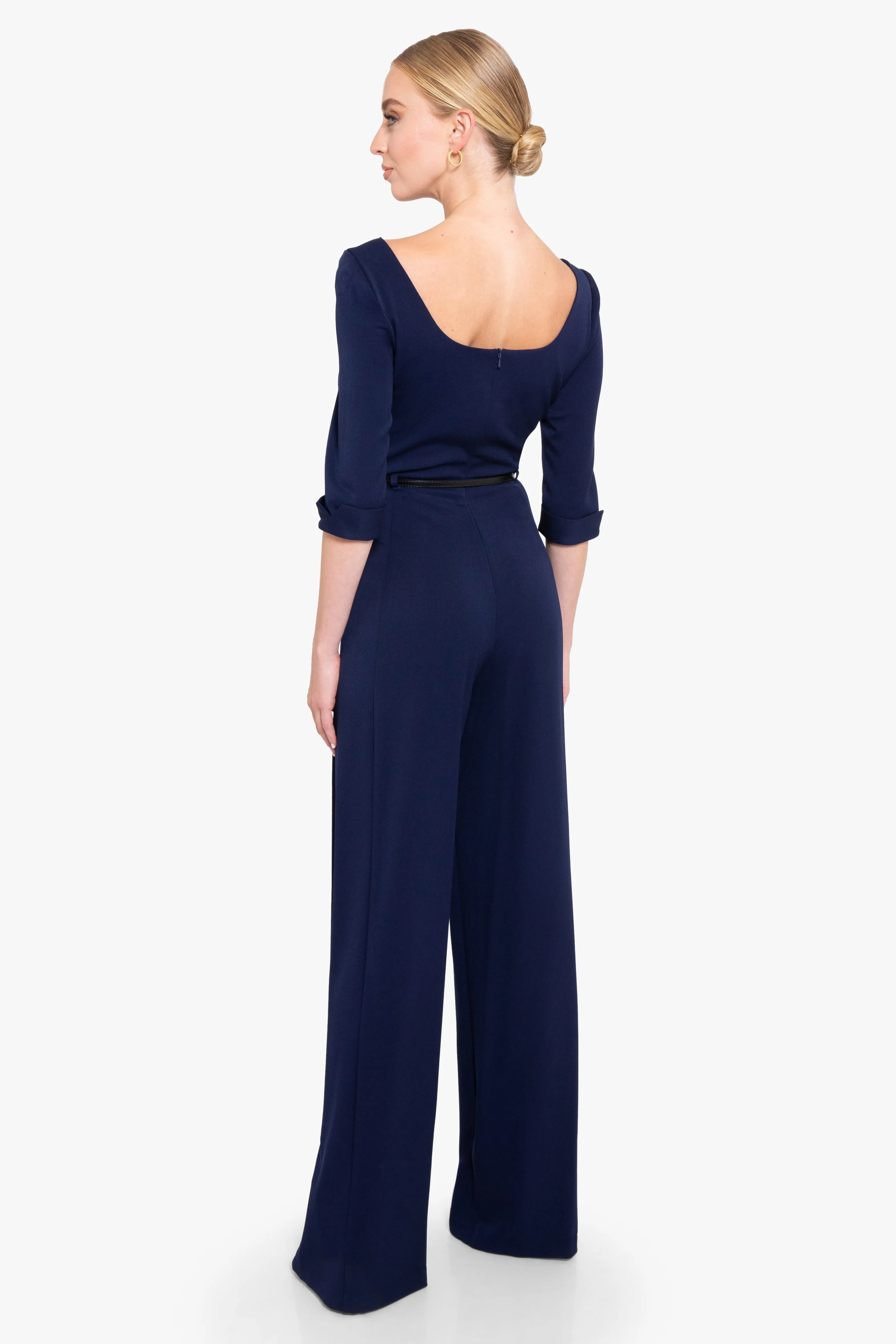 Classic 3/4 Sleeve Jackie O Jumpsuit