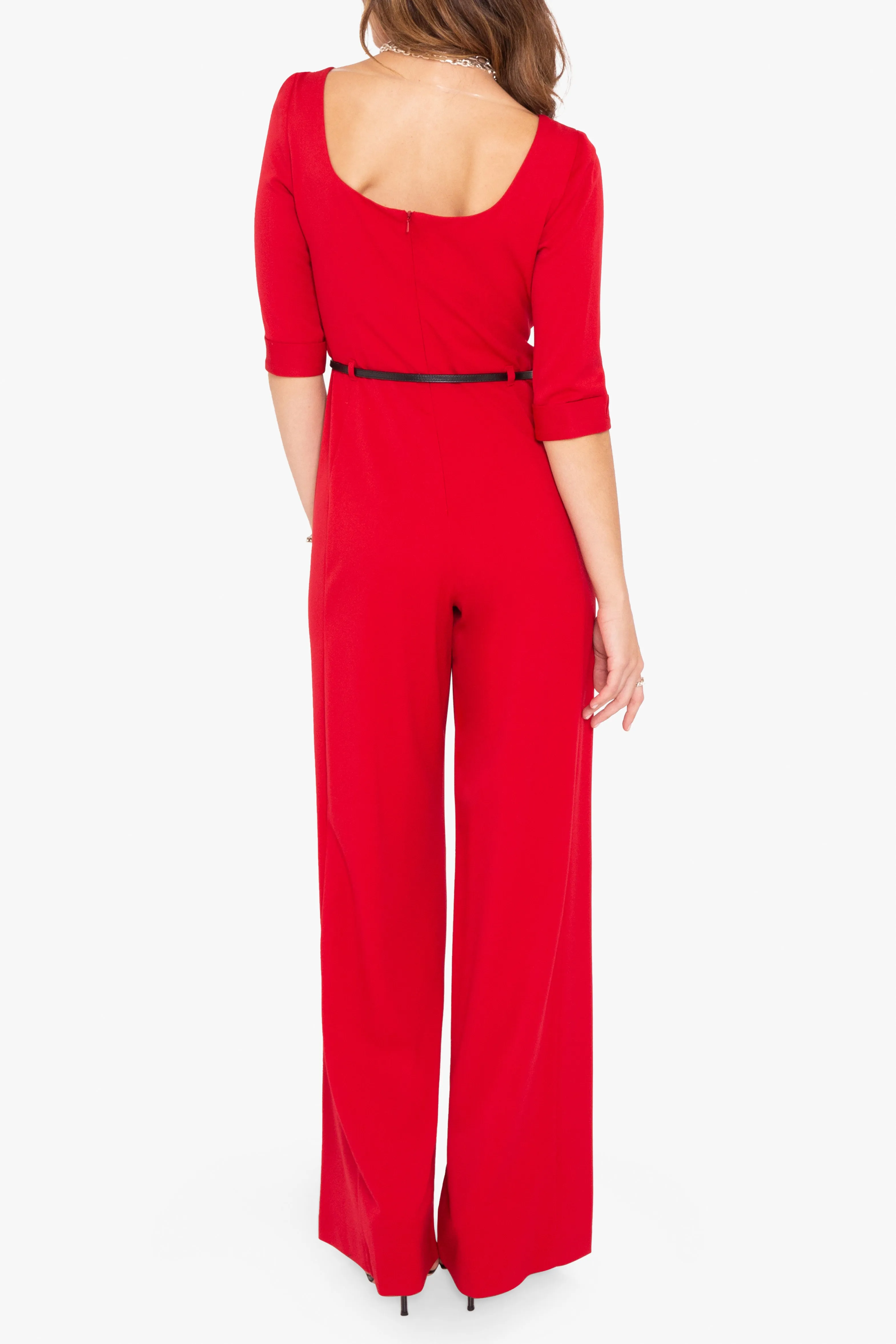 Classic 3/4 Sleeve Jackie O Jumpsuit