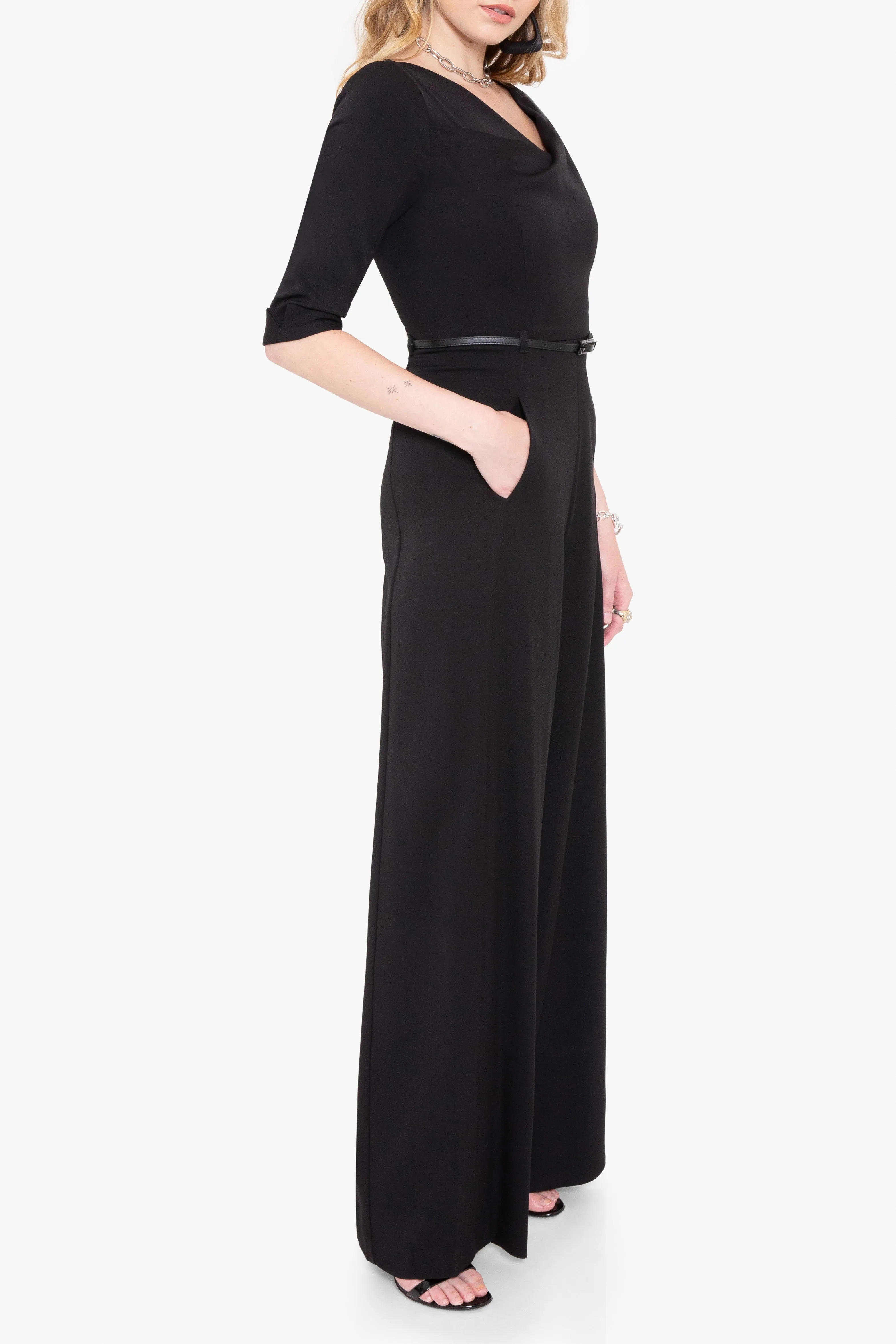 Classic 3/4 Sleeve Jackie O Jumpsuit