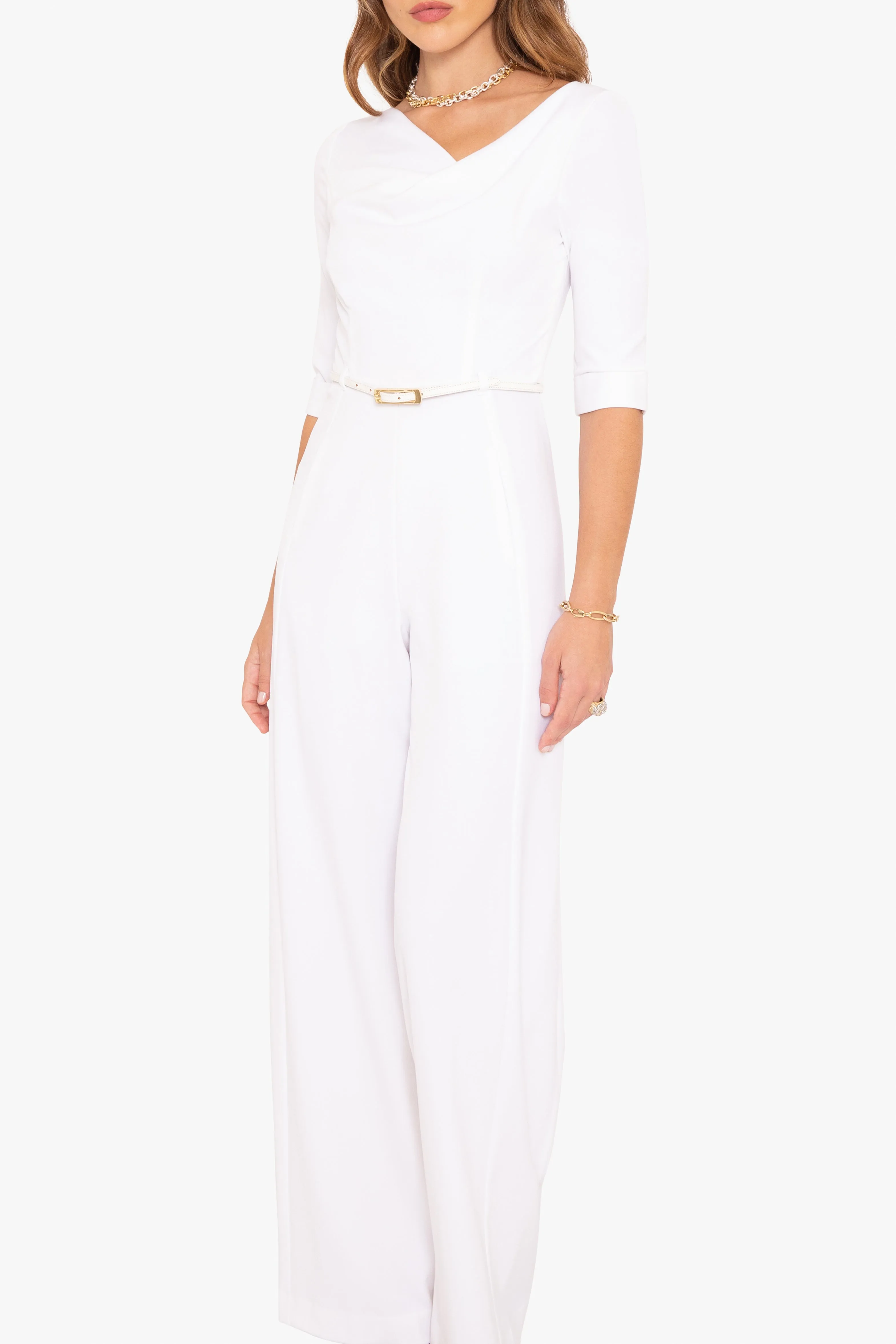 Classic 3/4 Sleeve Jackie O Jumpsuit