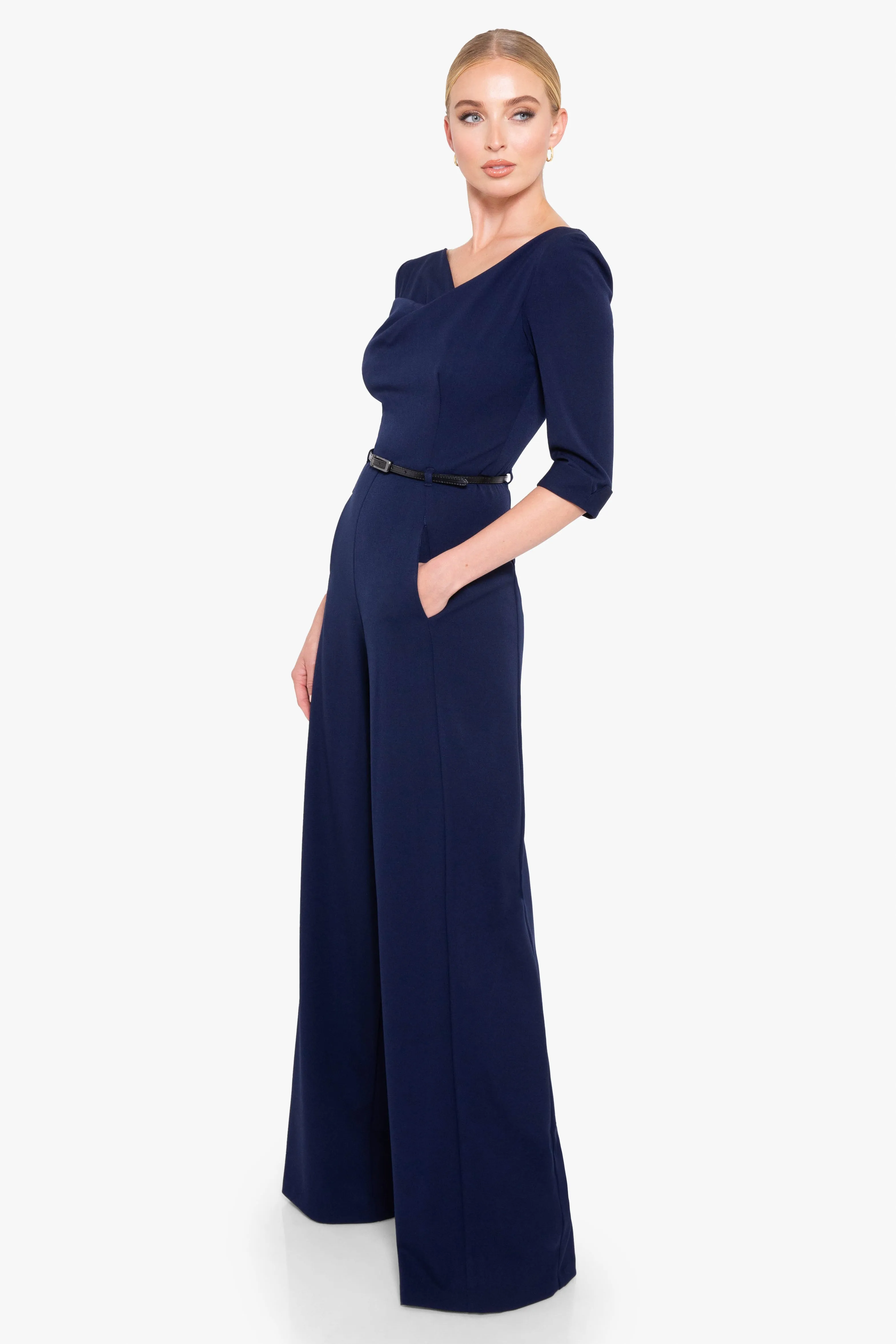 Classic 3/4 Sleeve Jackie O Jumpsuit