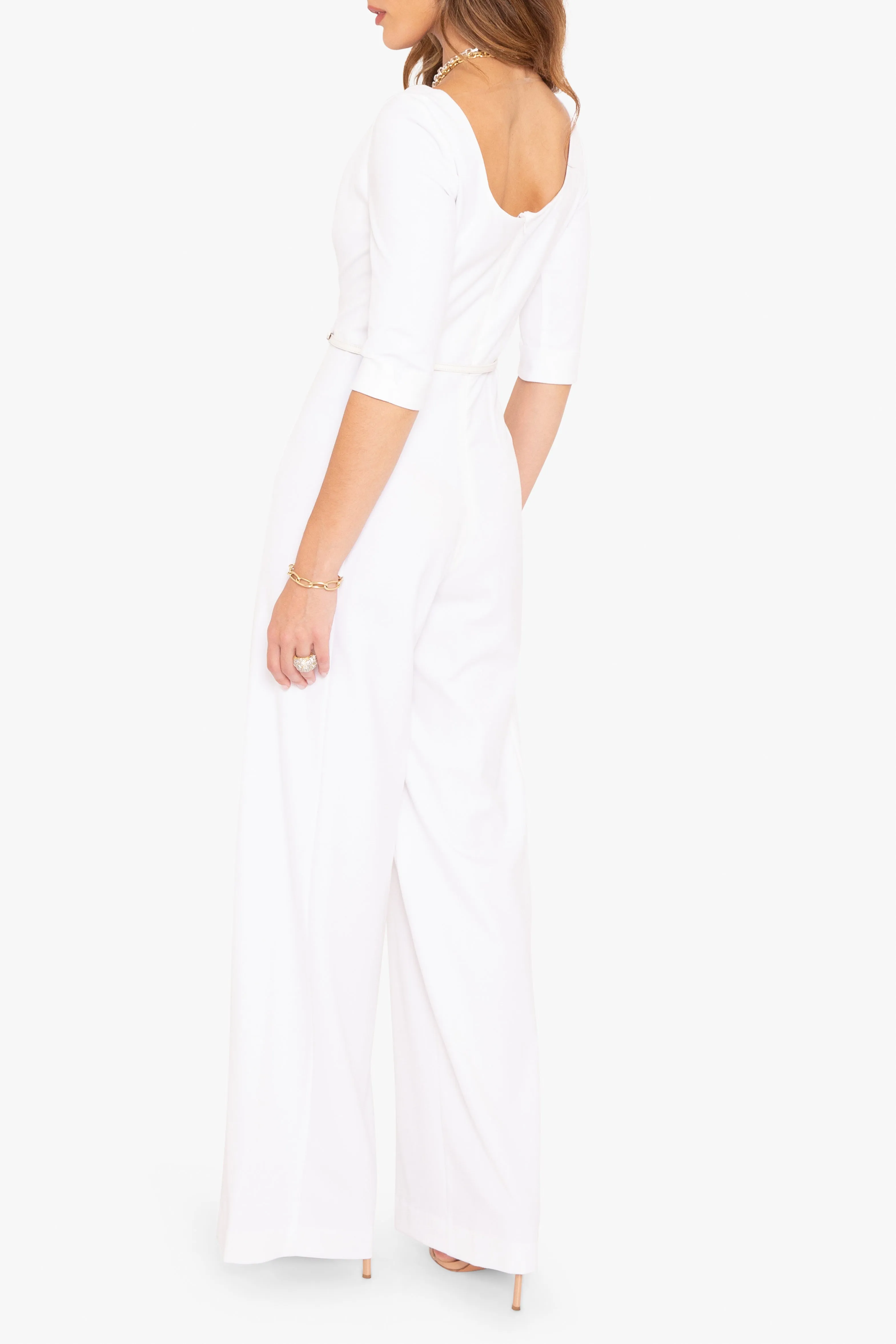 Classic 3/4 Sleeve Jackie O Jumpsuit