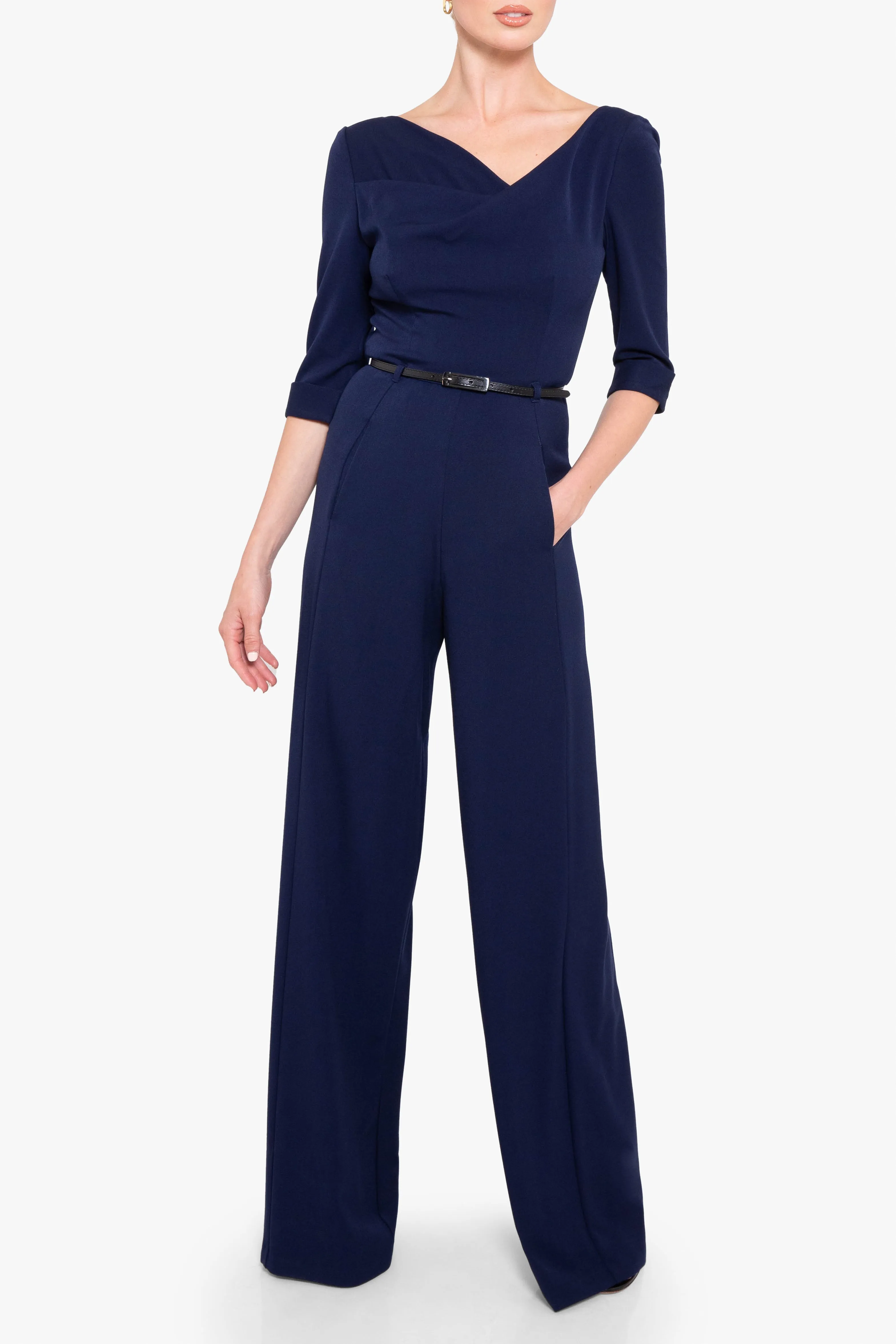 Classic 3/4 Sleeve Jackie O Jumpsuit