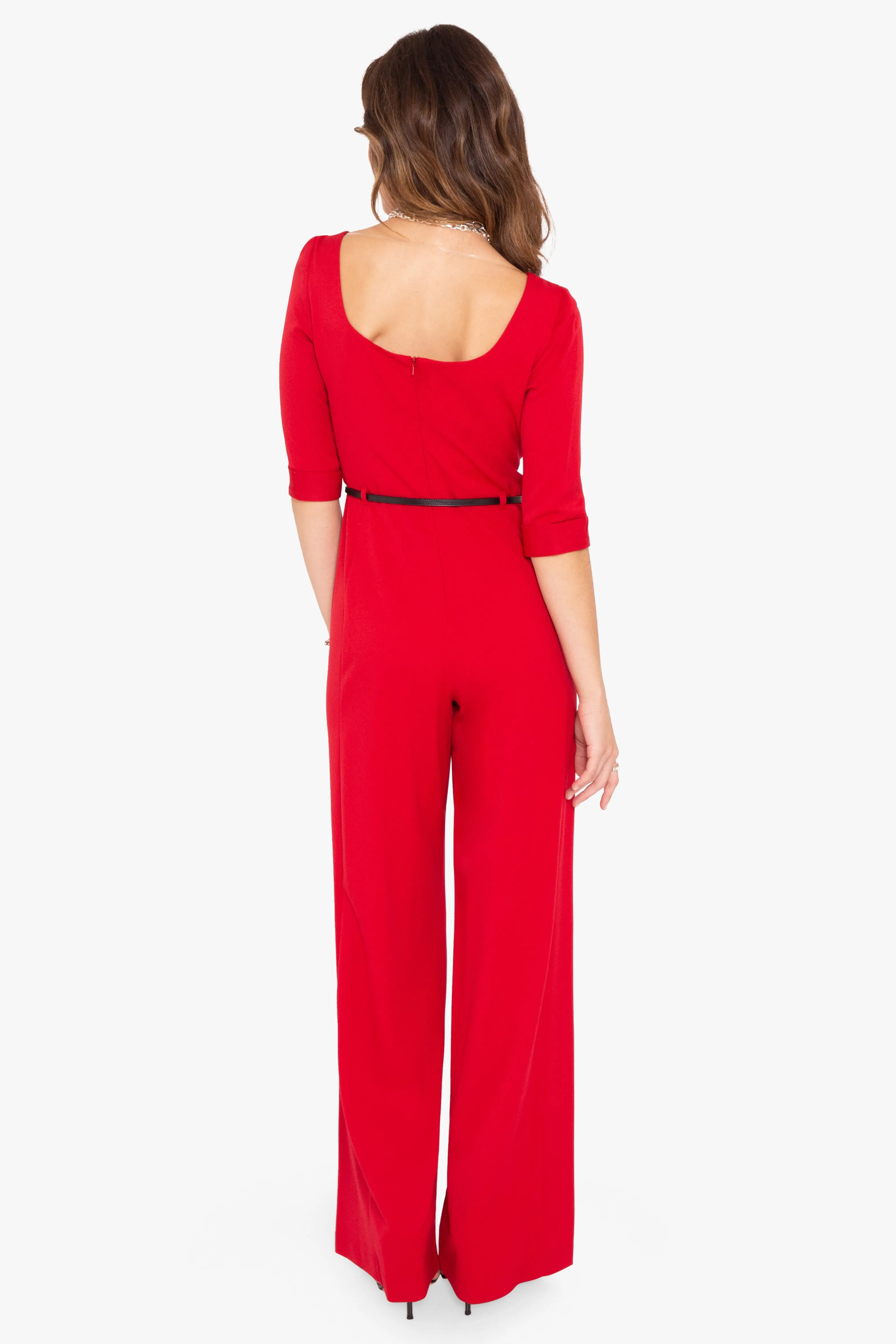 Classic 3/4 Sleeve Jackie O Jumpsuit