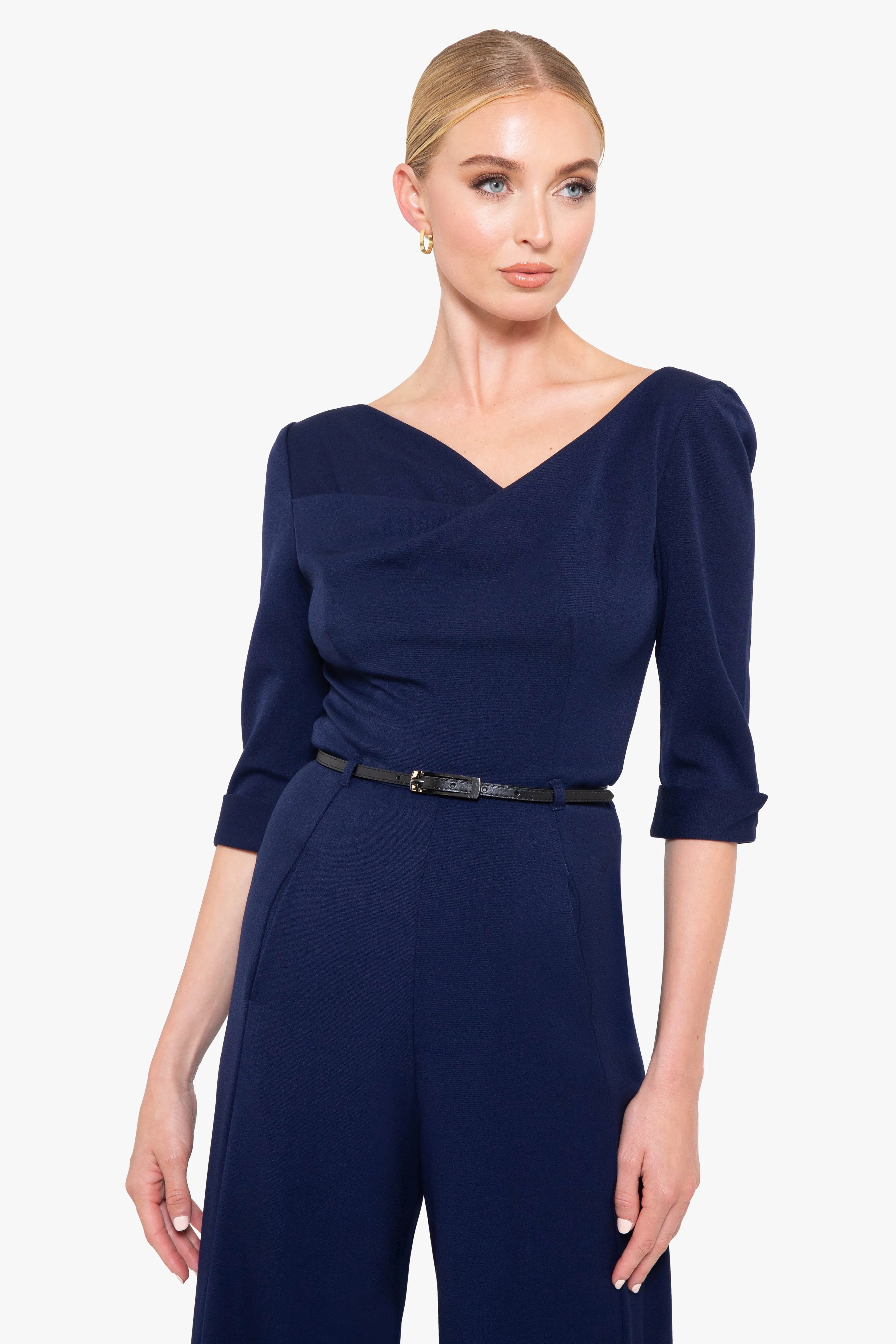 Classic 3/4 Sleeve Jackie O Jumpsuit