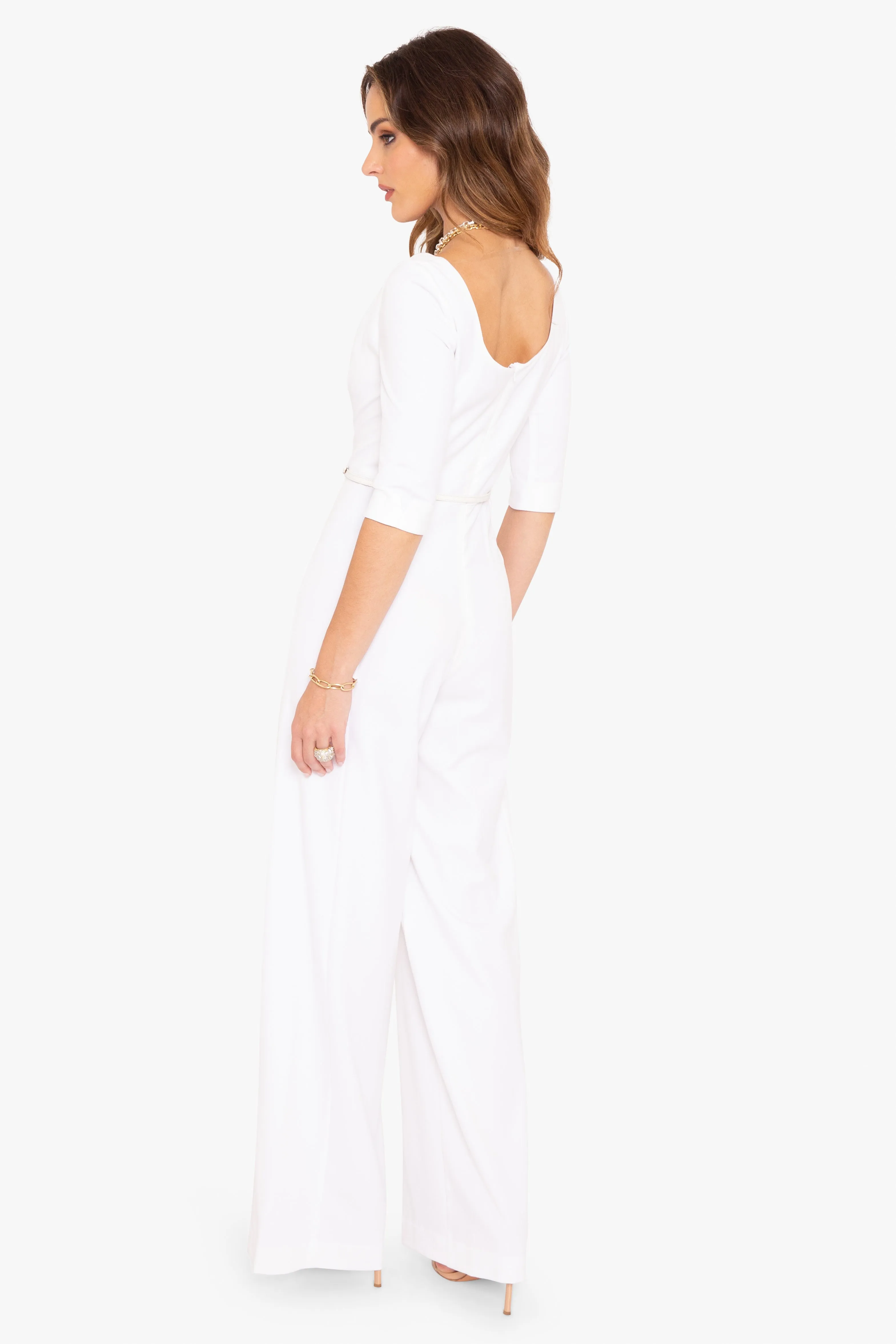 Classic 3/4 Sleeve Jackie O Jumpsuit