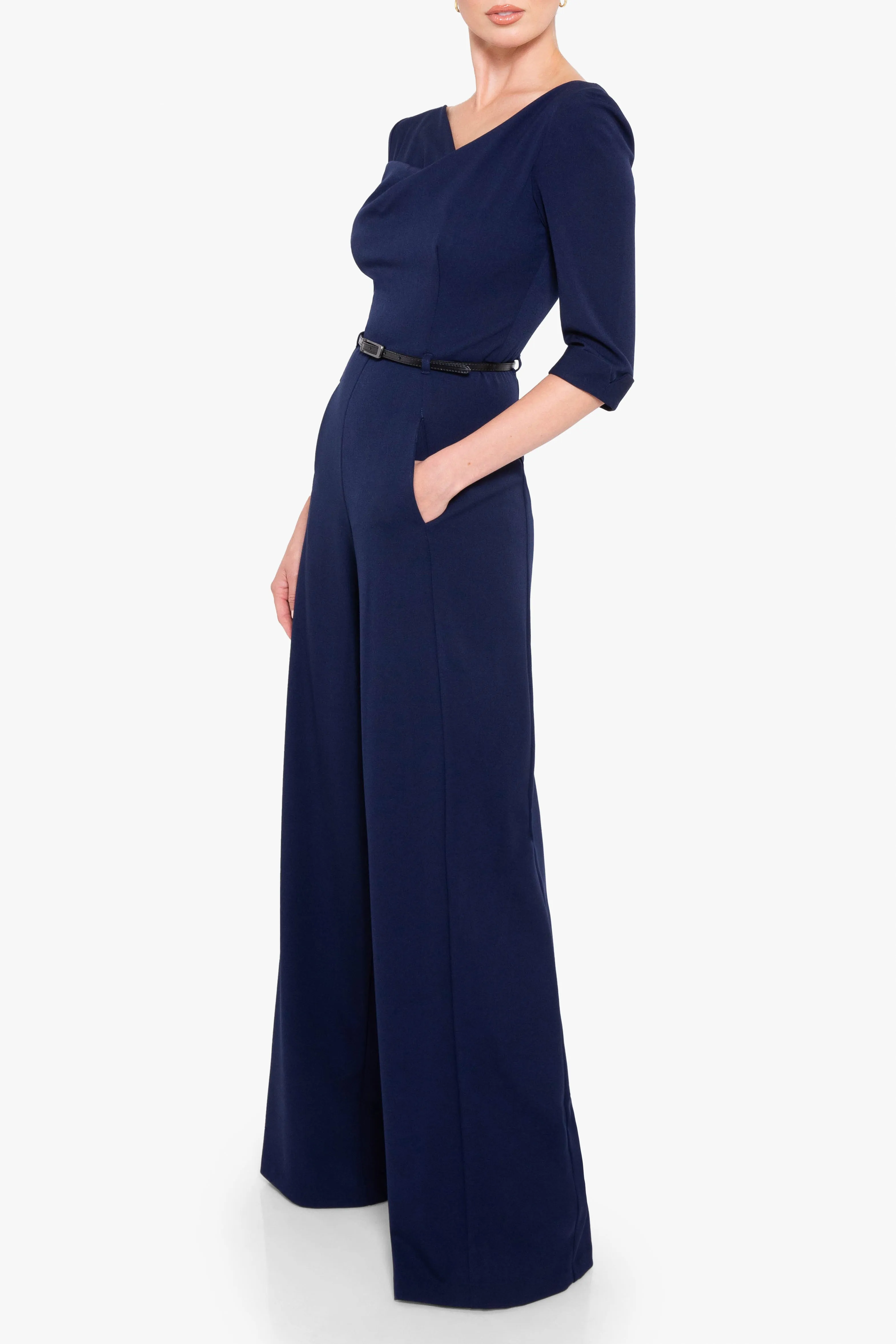 Classic 3/4 Sleeve Jackie O Jumpsuit