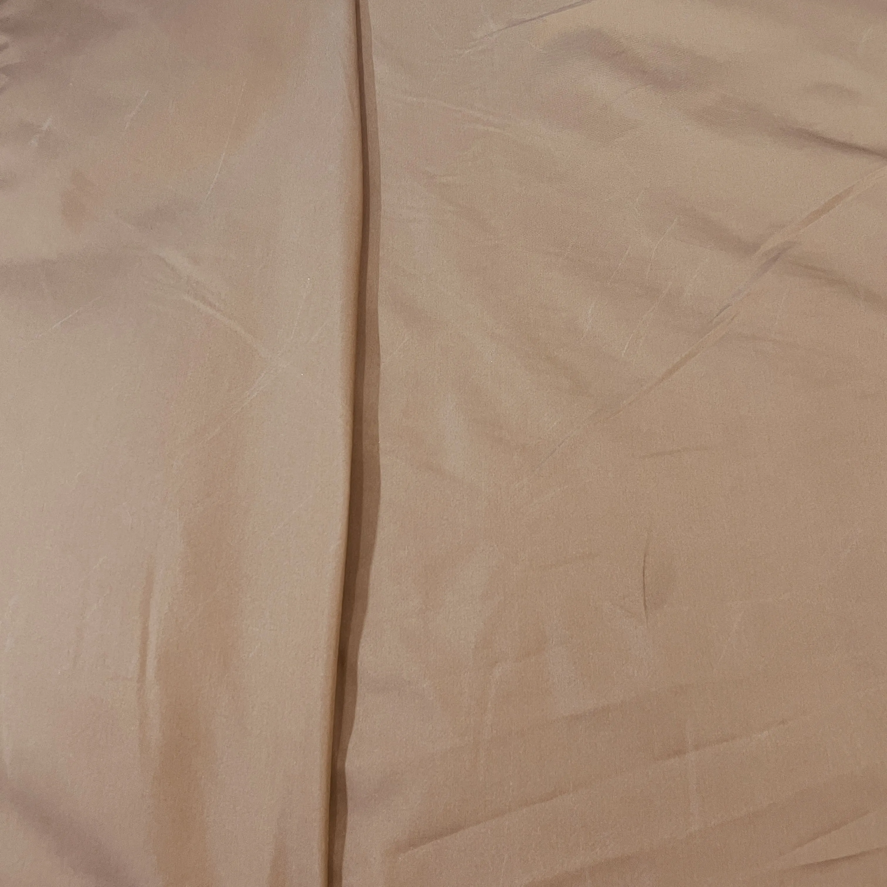 Classic Light Brown Solid Victoria Satin Fabric