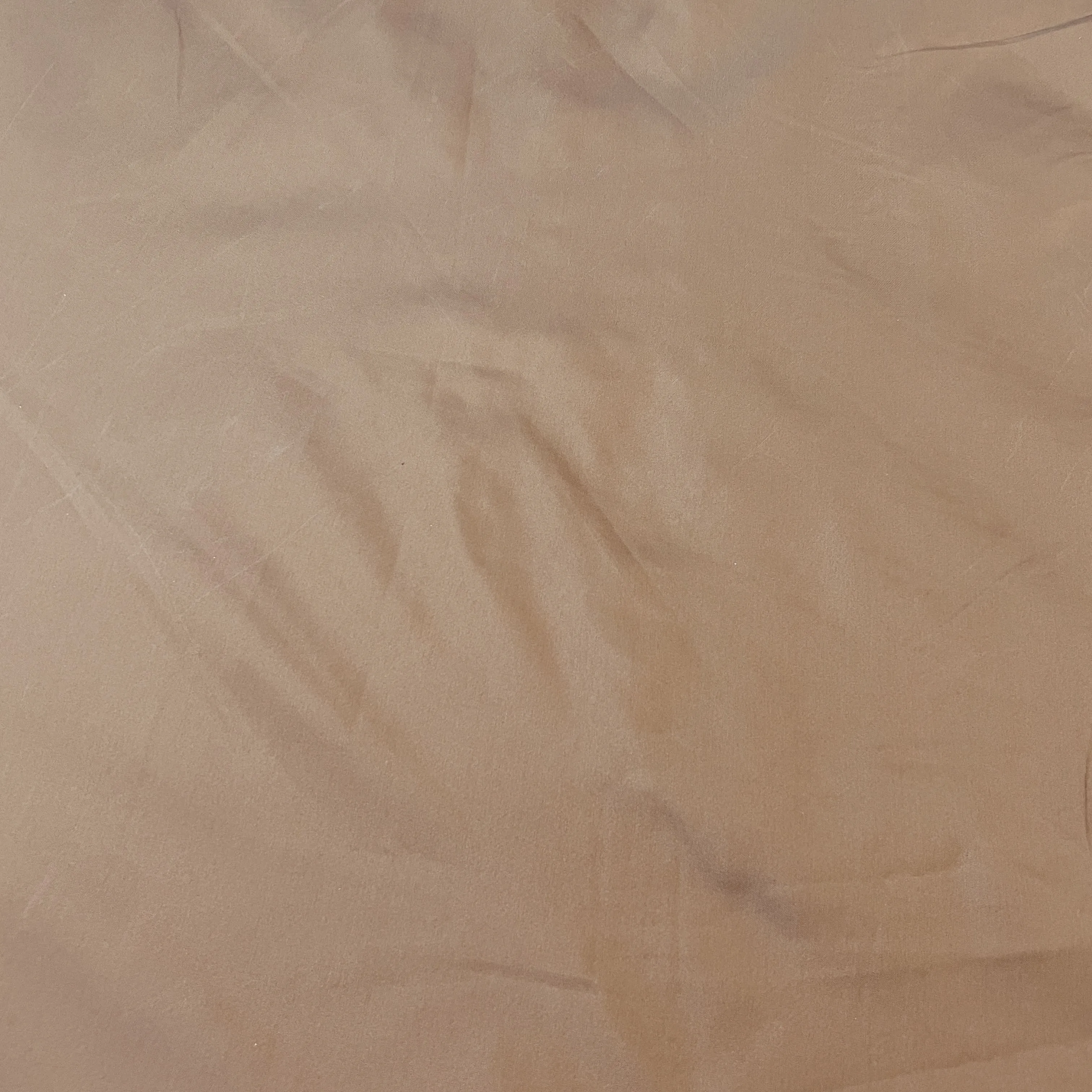 Classic Light Brown Solid Victoria Satin Fabric