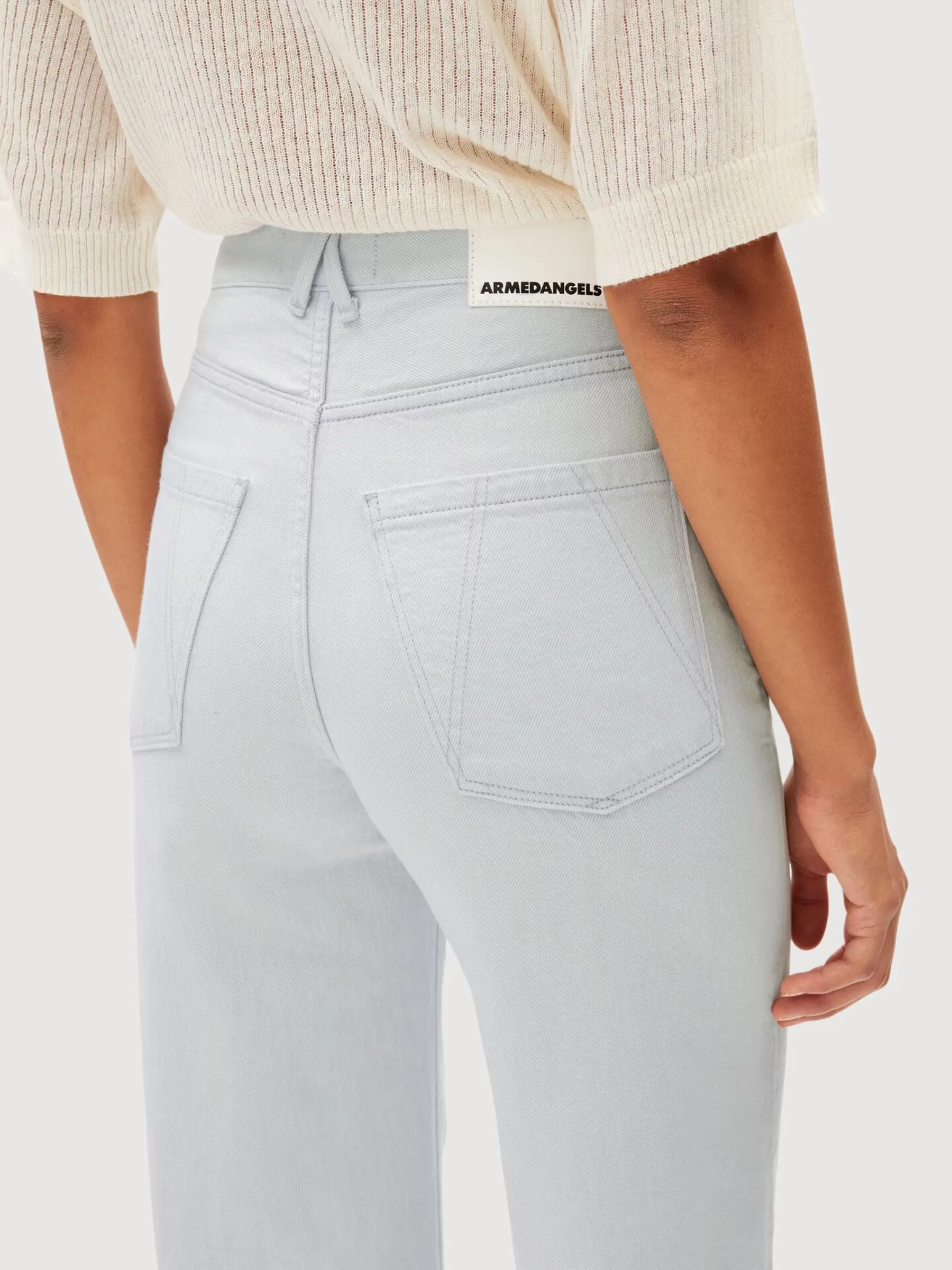 Enijaa Premium Jeans White Women | Armedangels