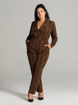 Fashion To Figure - Nouria Belted Tailored Jumpsuit