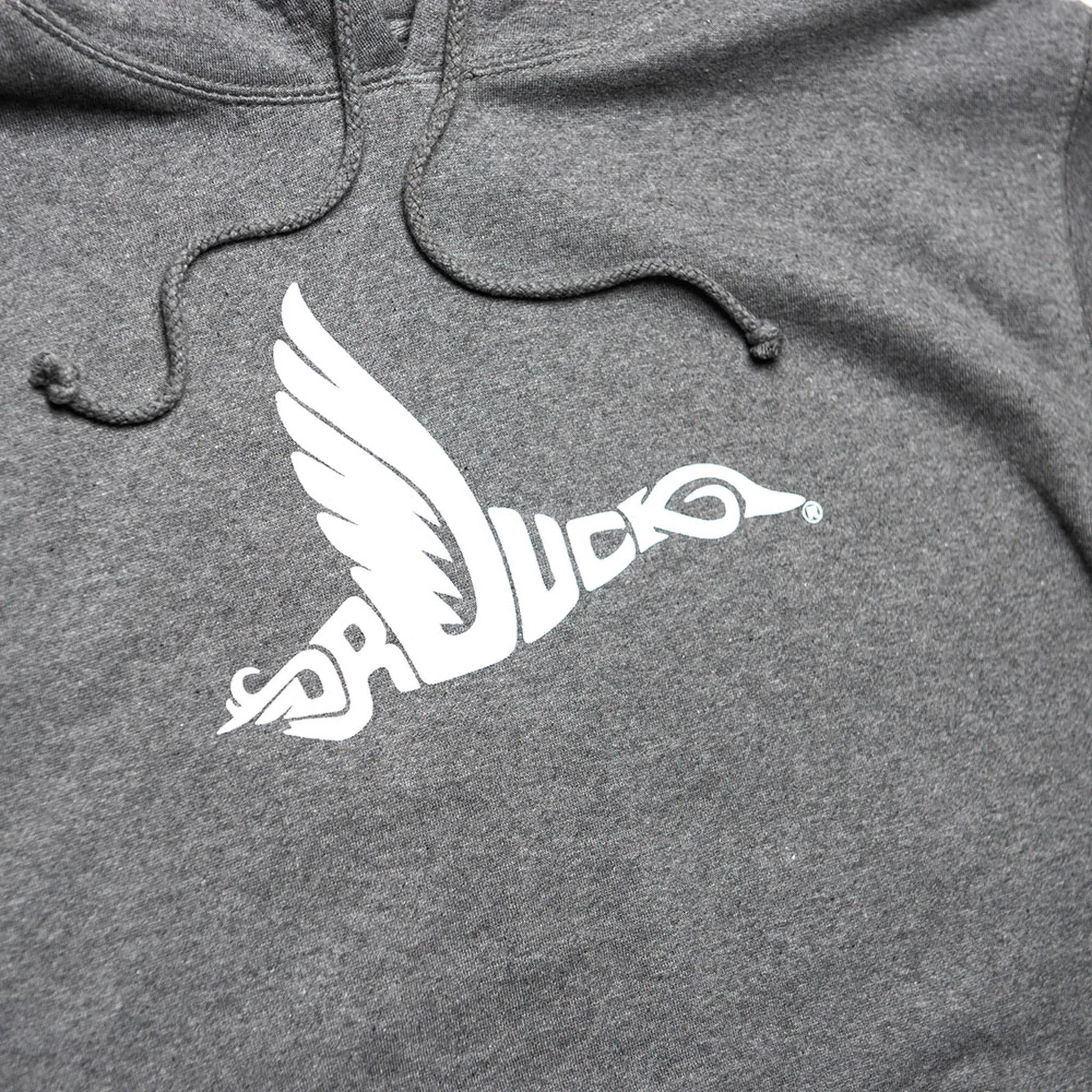 HEAVYWEIGHT STANDARD HOODED SWEATSHIRT GUNMETAL HEATHER - SIZE 2XL