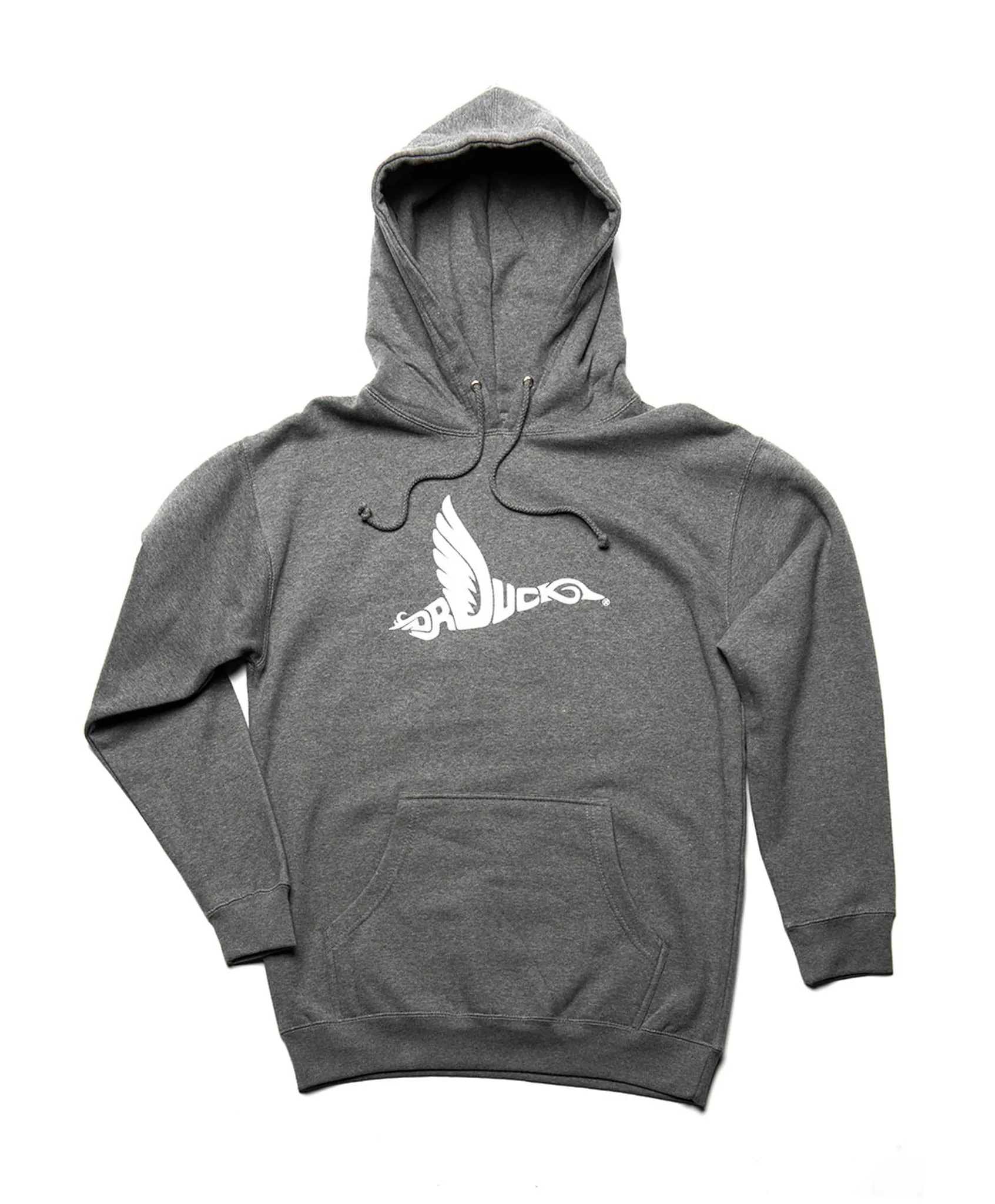 HEAVYWEIGHT STANDARD HOODED SWEATSHIRT GUNMETAL HEATHER - SIZE 2XL