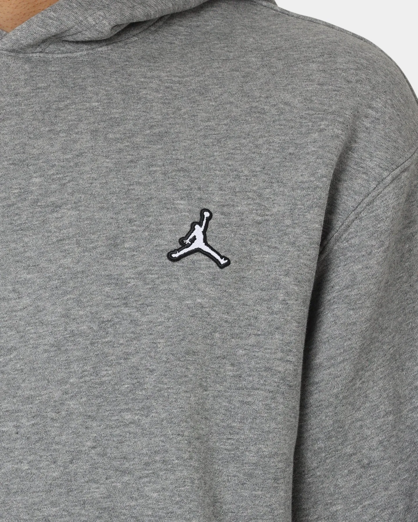 Jordan Essential Fleece Pull Over Hoodie Carbon Heather
