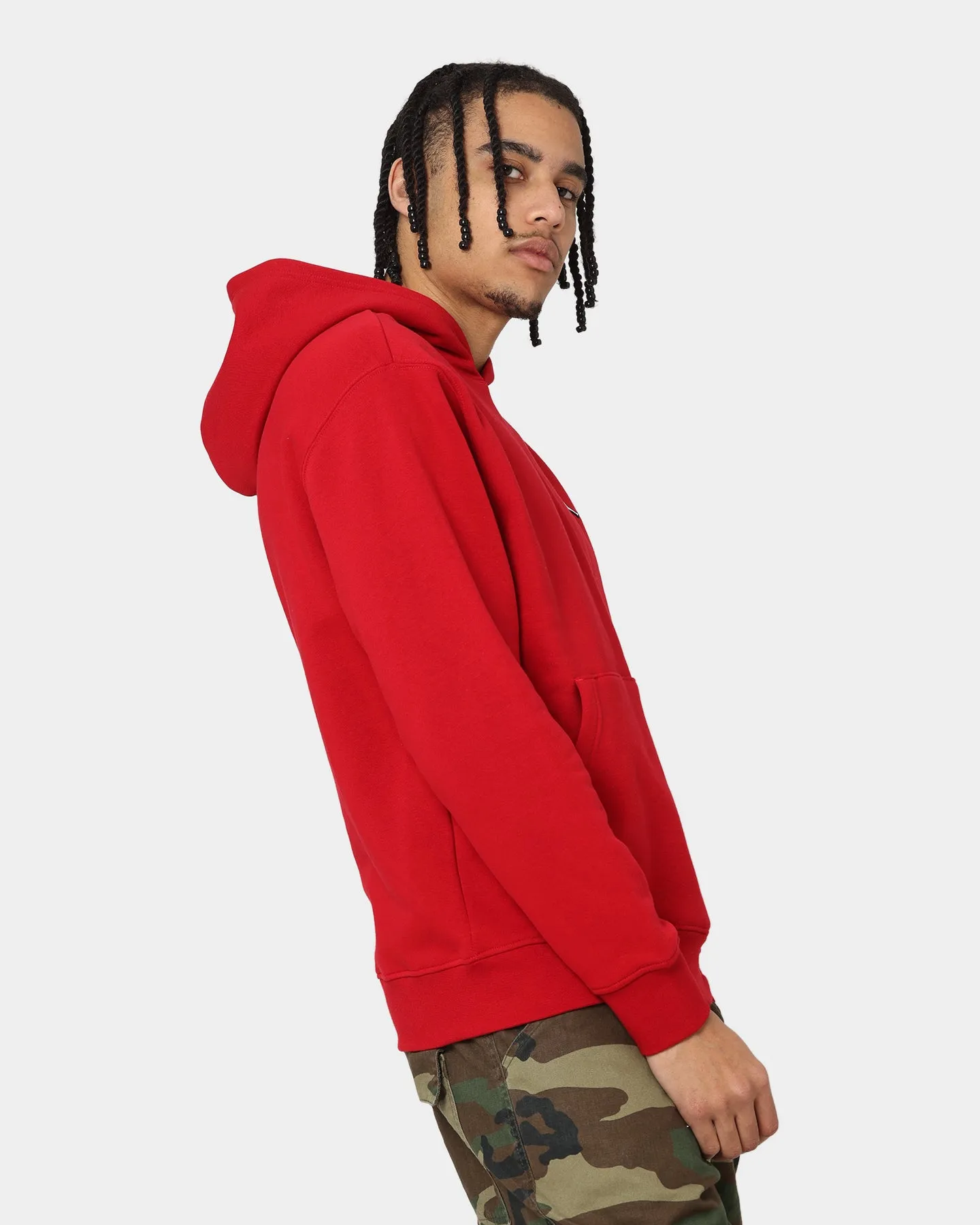 Jordan Essential Fleece Pull Over Hoodie Gym Red