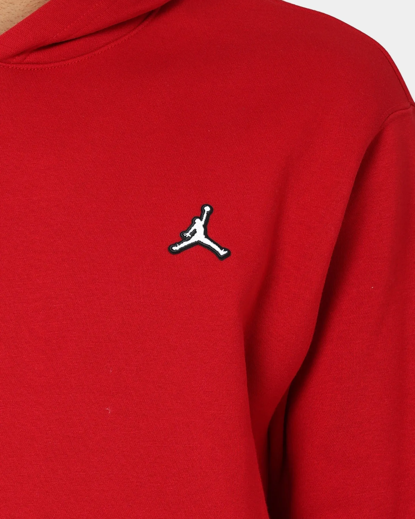 Jordan Essential Fleece Pull Over Hoodie Gym Red