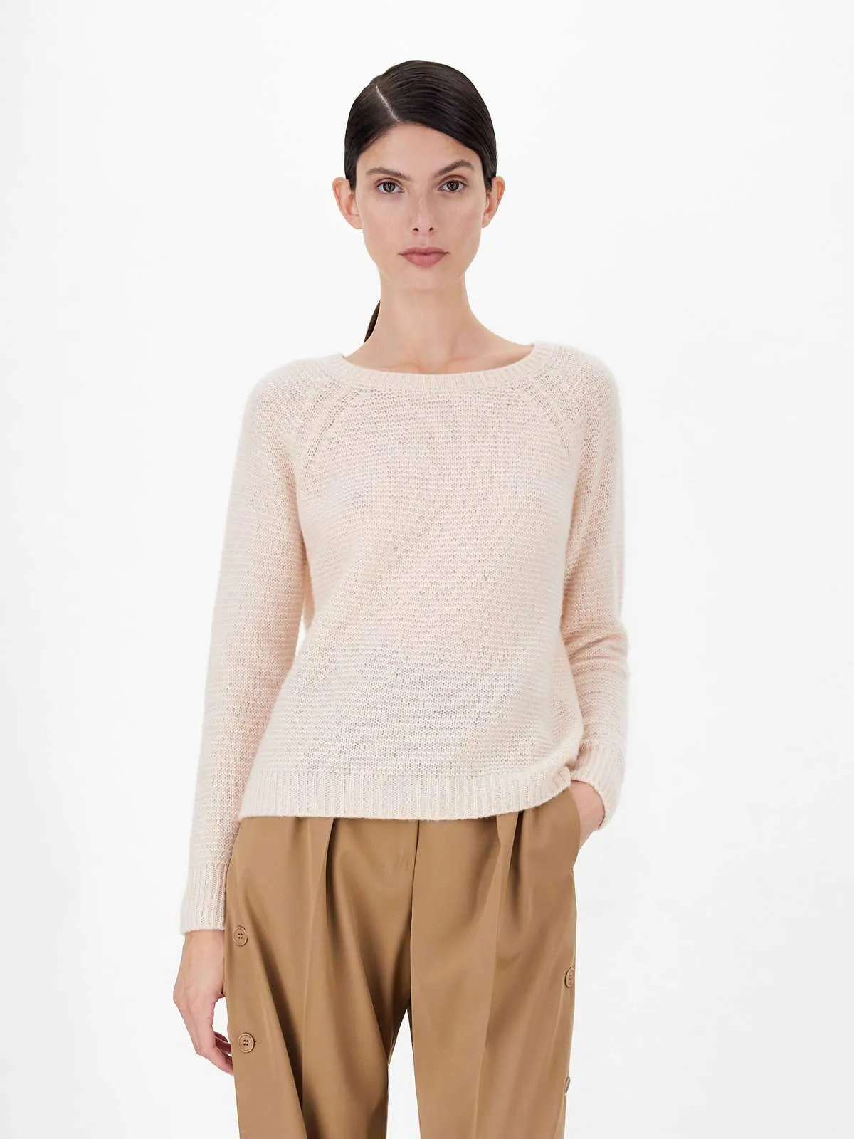 Kiku Cashmere and Silk Crew