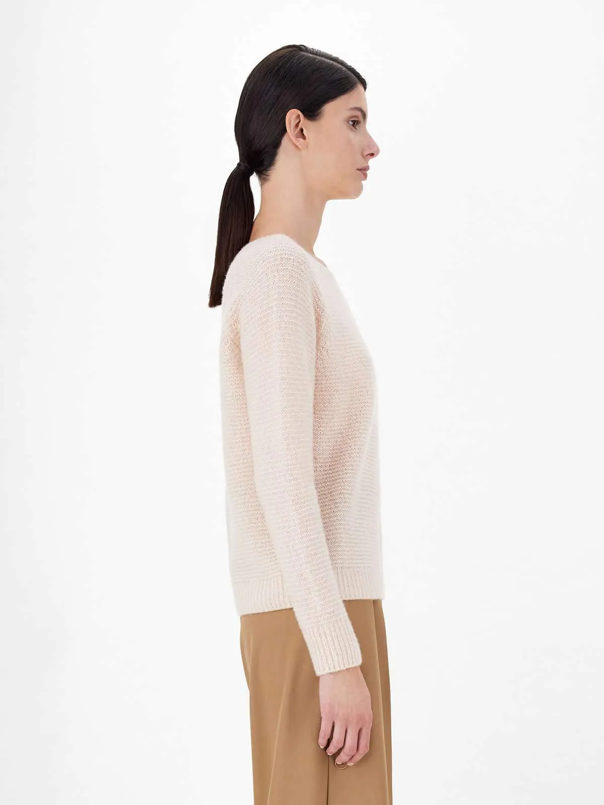 Kiku Cashmere and Silk Crew