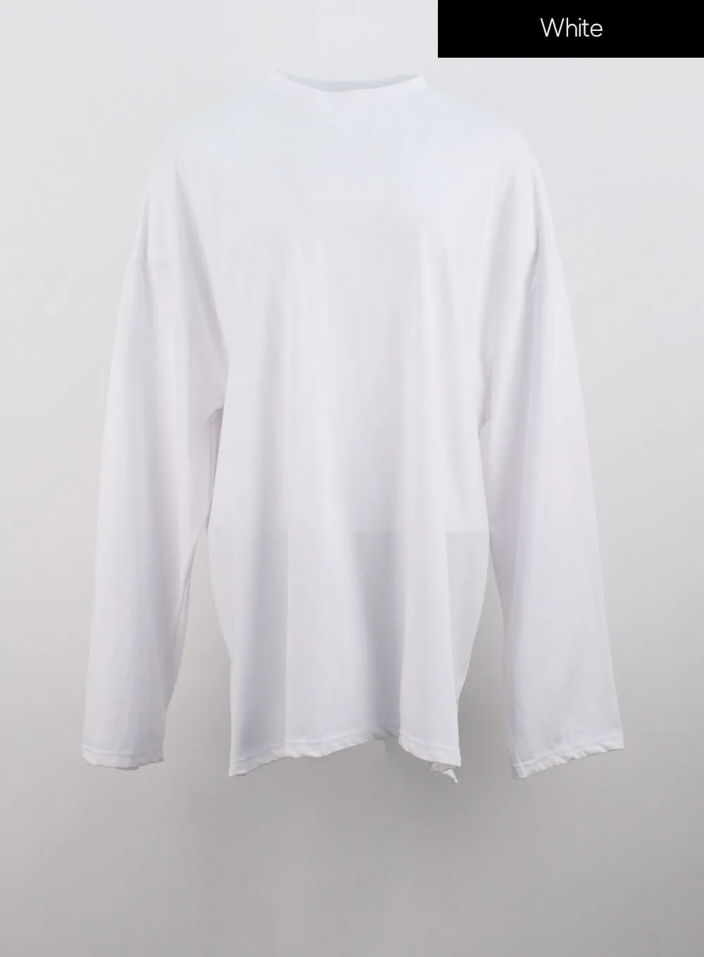 Loose-Fit Basic Long-Sleeve Tee IG320