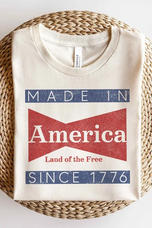 MADE IN AMERICA OVERSIZED GRAPHIC TEE / T-SHIRT