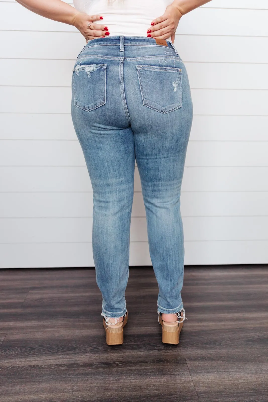 Memphis Button Fly Boyfriend Jeans