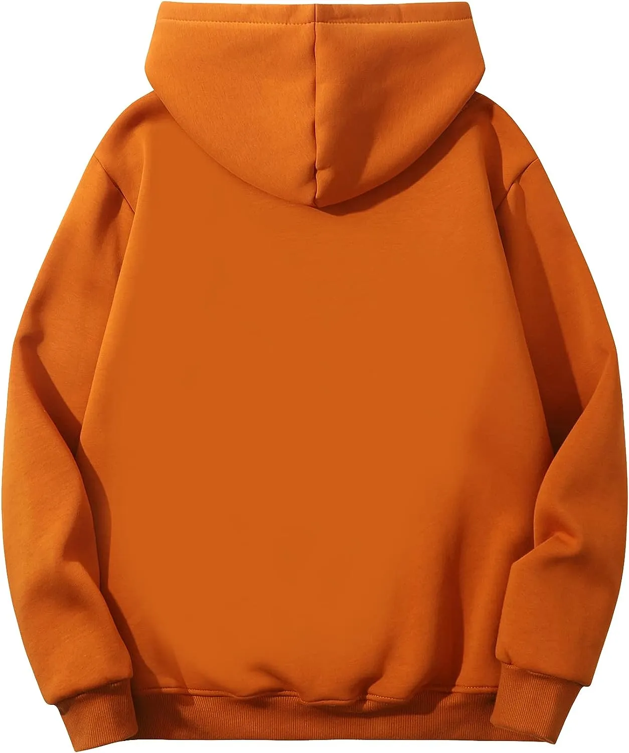 Men's Sherpa Fleece Pink Long Sleeve Hoodie
