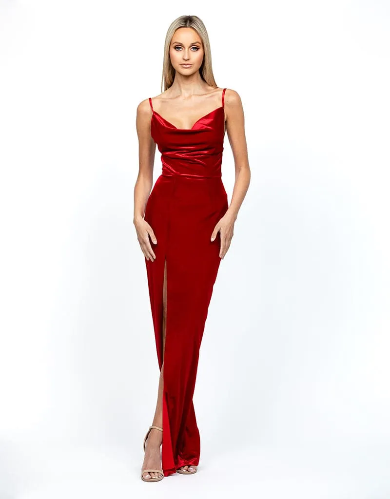 MONIKA COWL NECK MAXI BL56D05L
