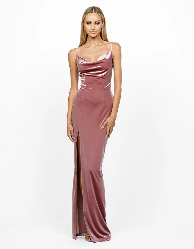 MONIKA COWL NECK MAXI BL56D05L