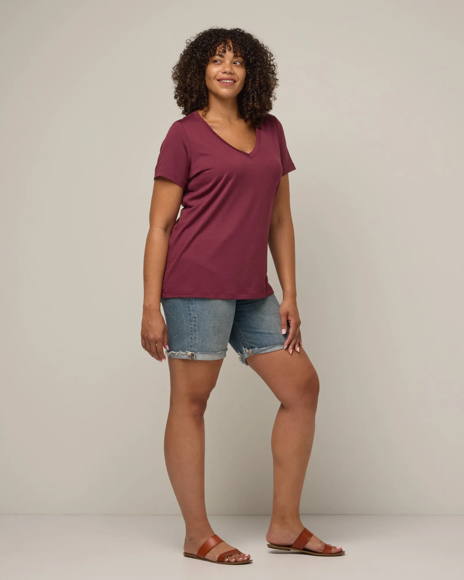 Morgan V-Neck Tee