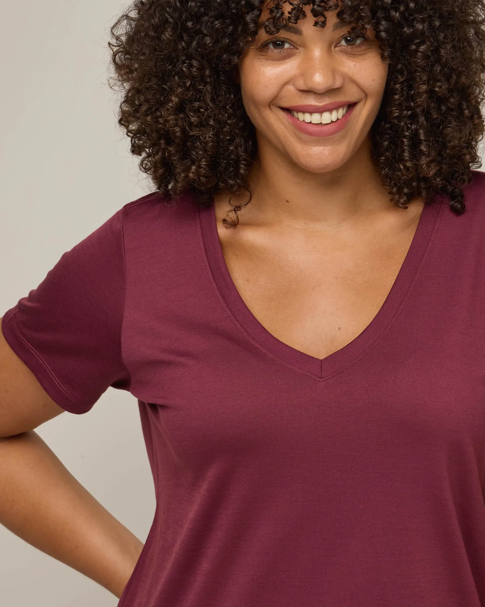 Morgan V-Neck Tee