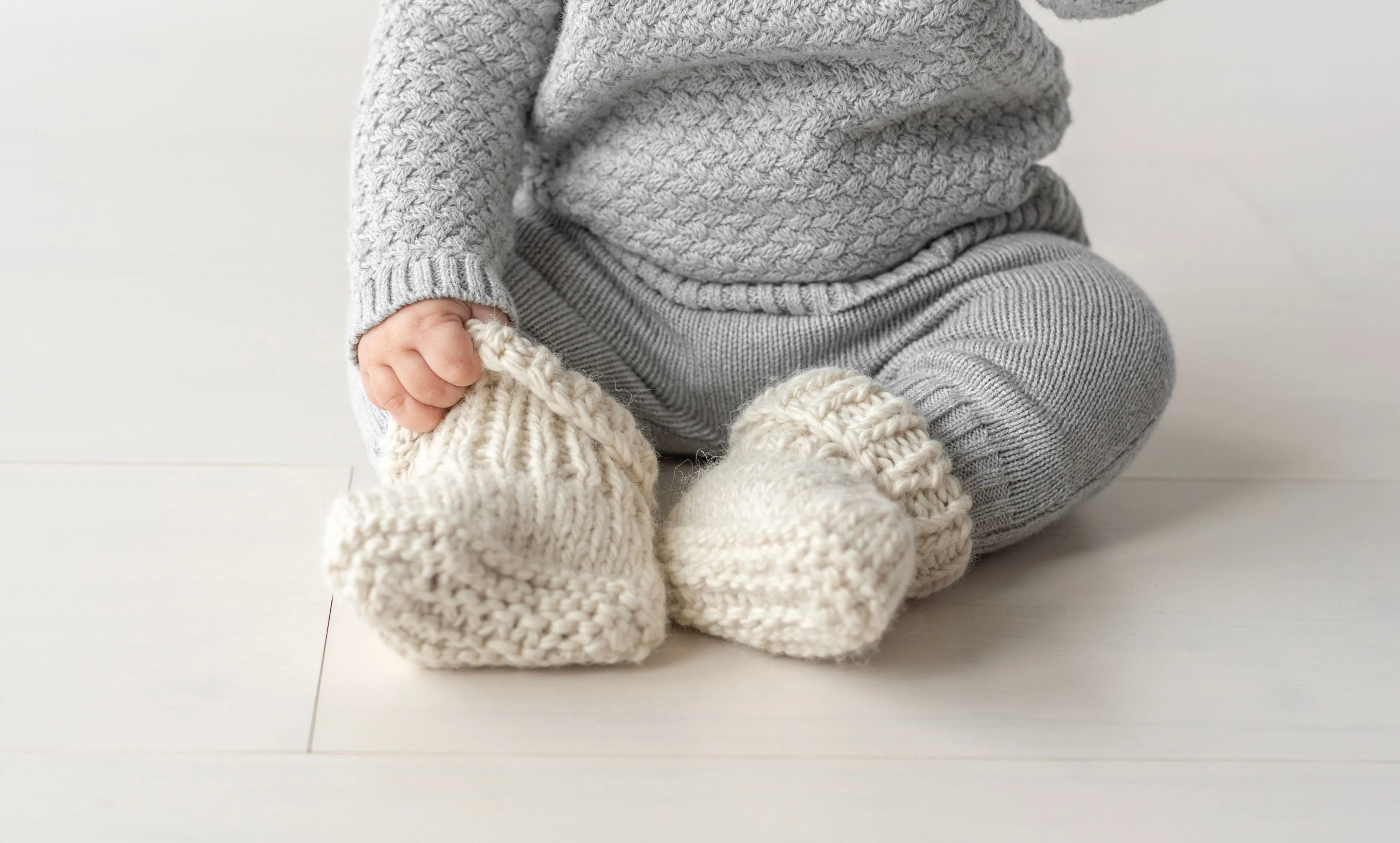 Natural Dyed Sock Booties