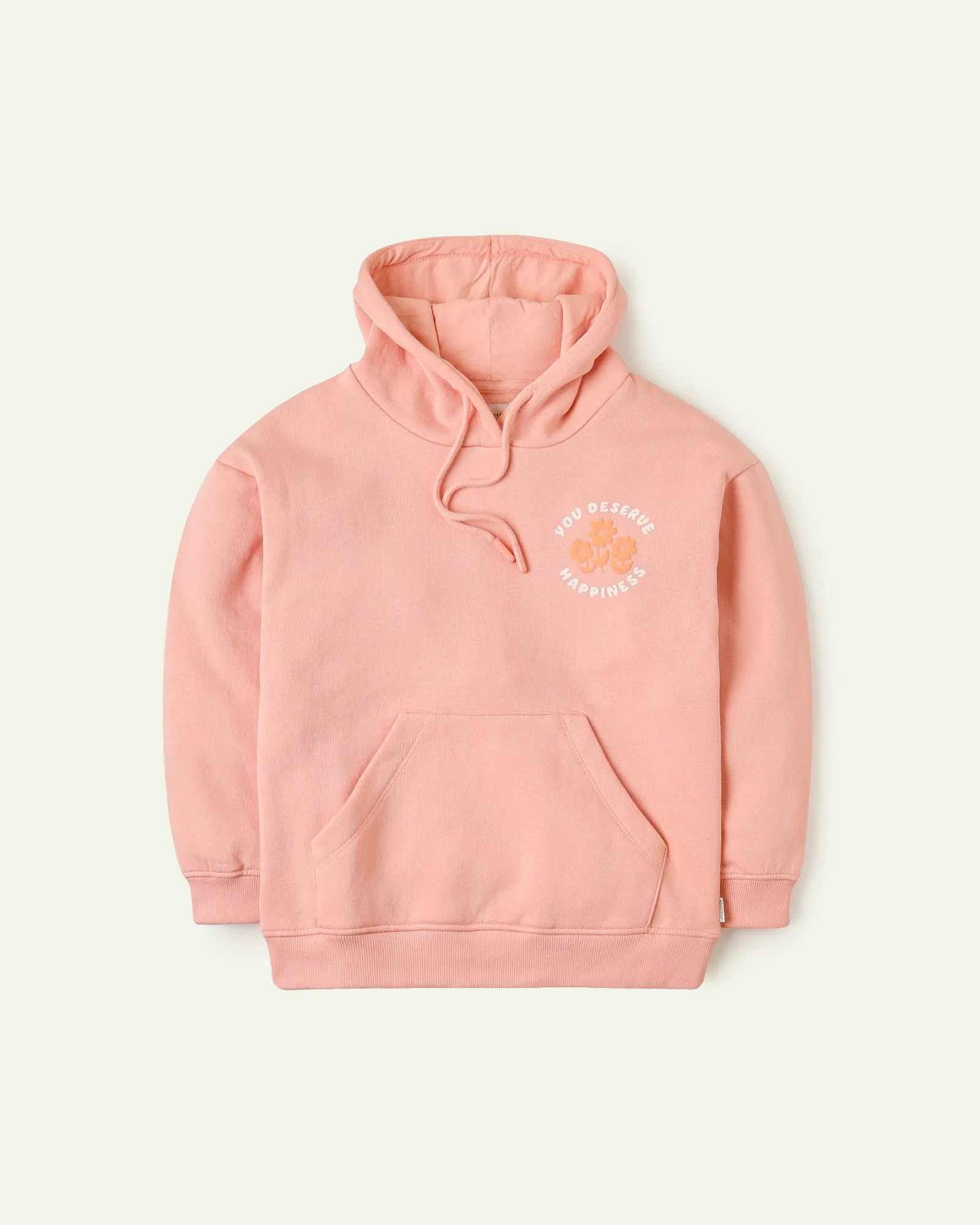 Oversized Peach Hoodie