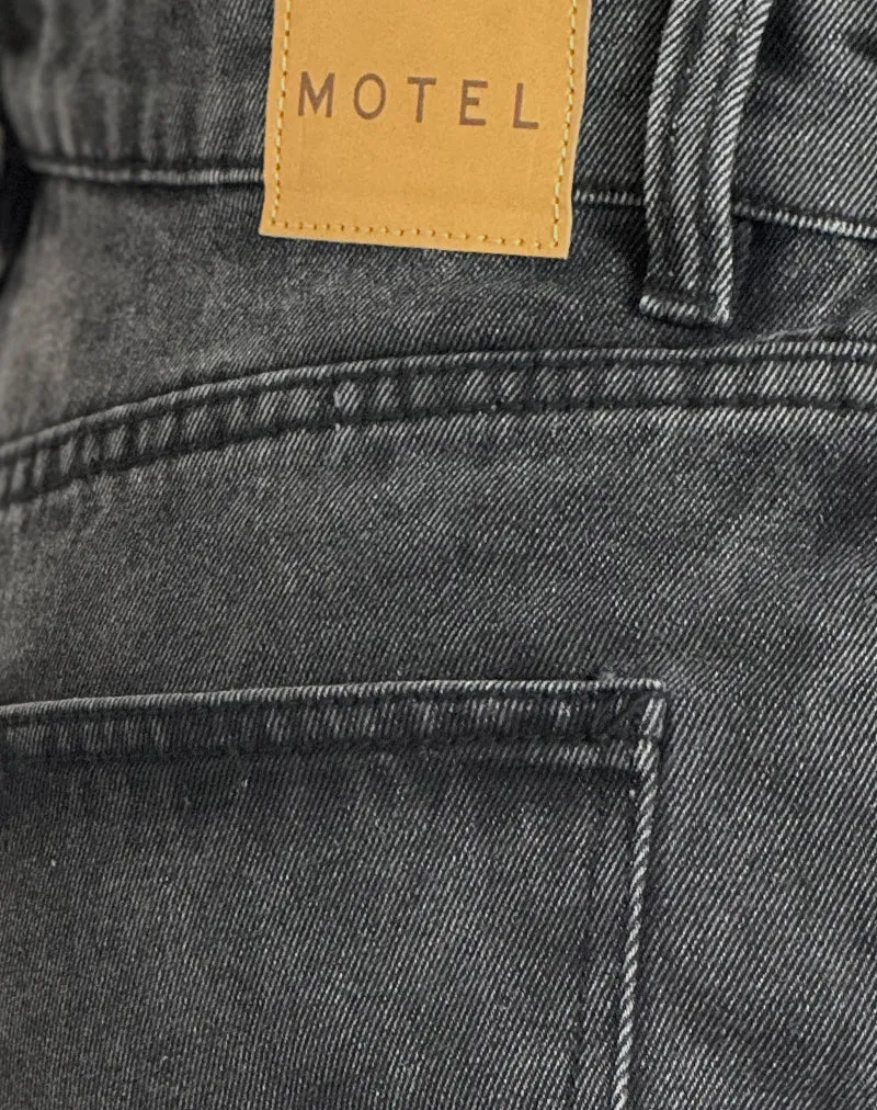 Parallel Jeans in Black Wash
