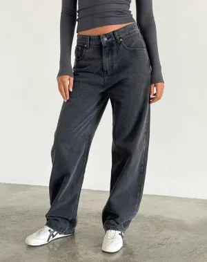 Parallel Jeans in Black Wash