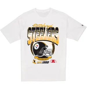 PITTSBURGH STEELERS MEN'S NEW ERA RETRO OVERSIZED T-SHIRT