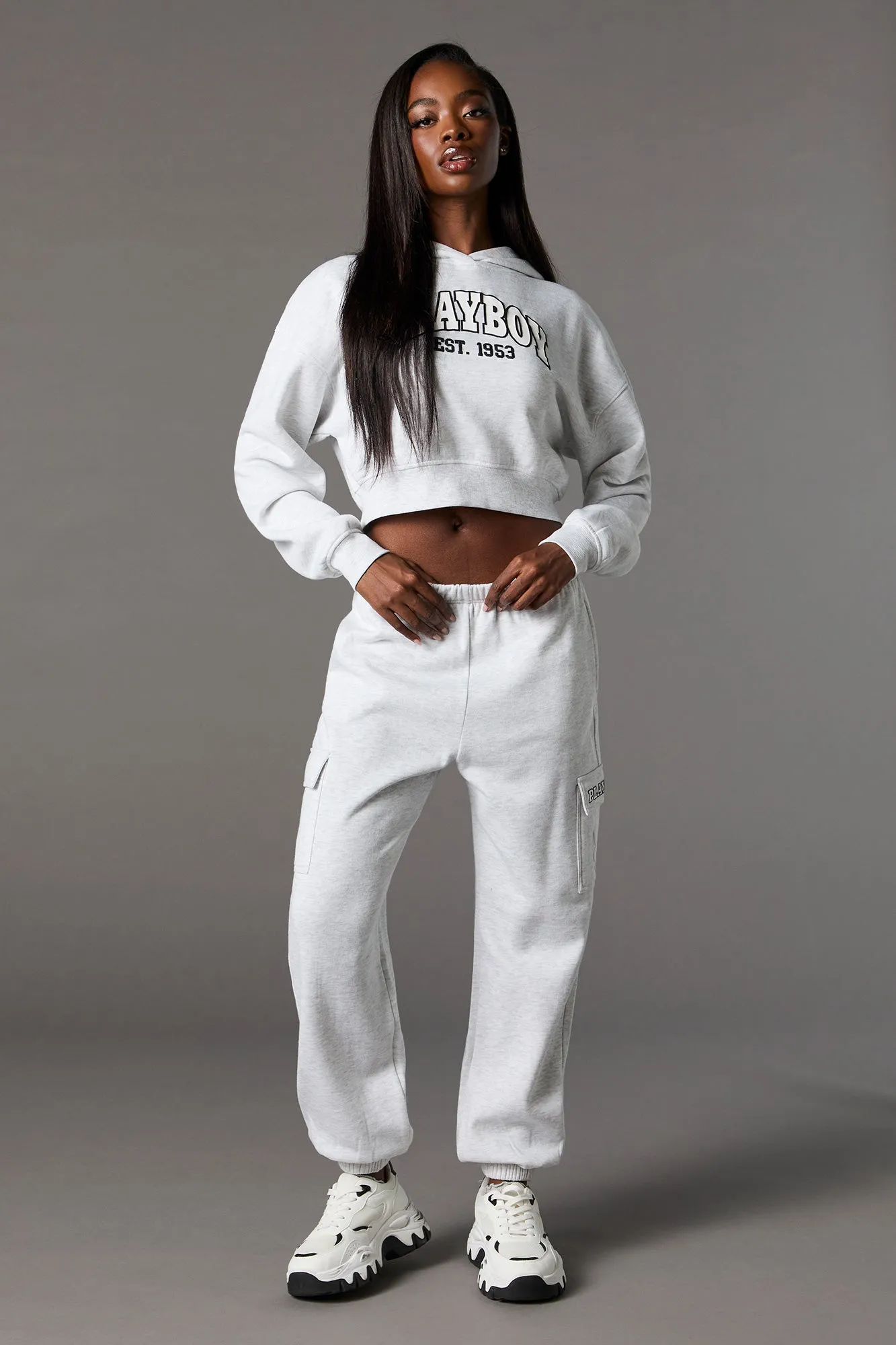 Playboy Graphic Fleece Cargo Jogger
