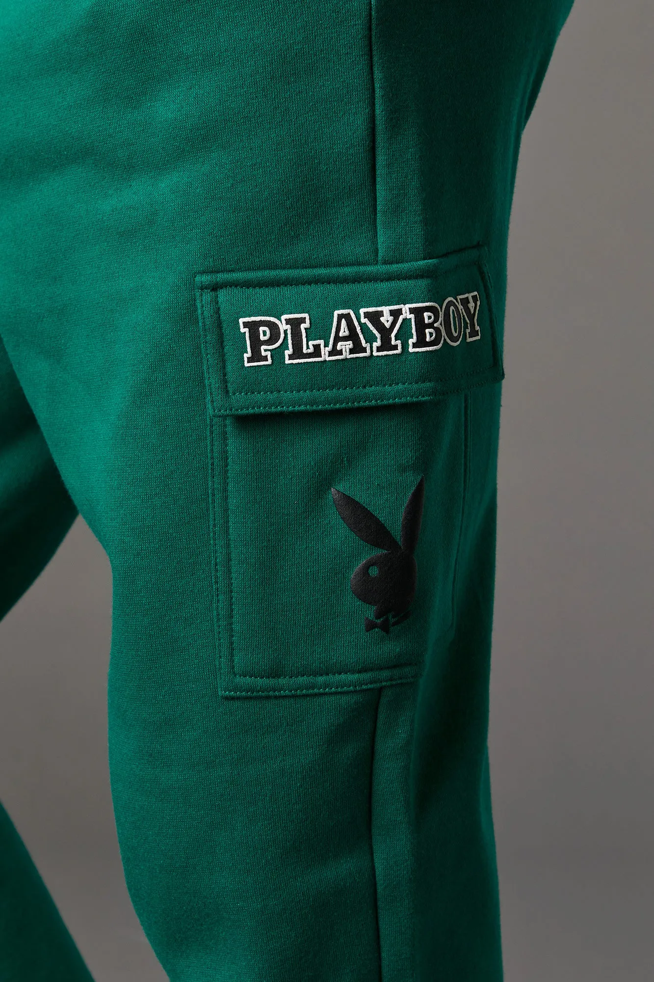 Playboy Graphic Fleece Cargo Jogger