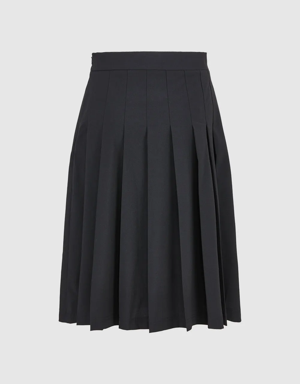 Pleated Midi A-Line Skirt