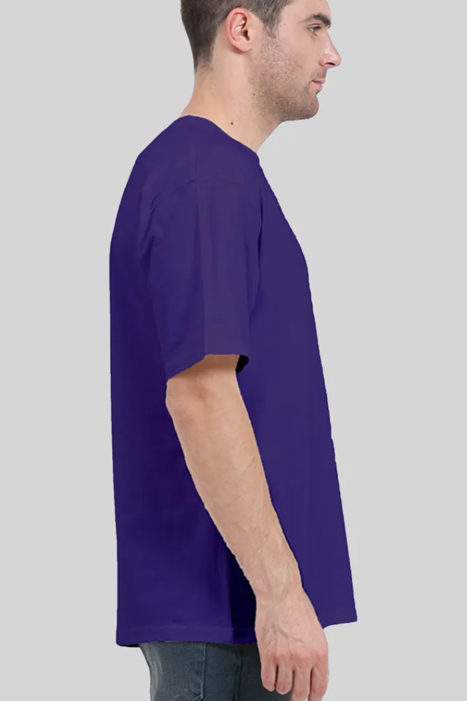 Purple Oversized T-shirt for men