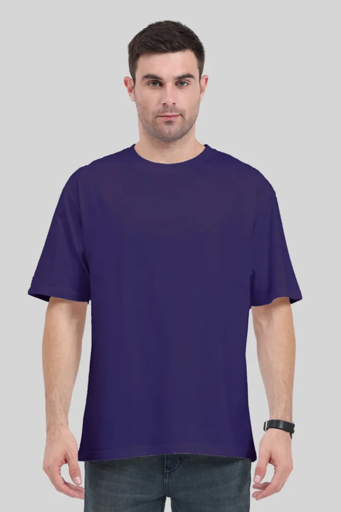 Purple Oversized T-shirt for men